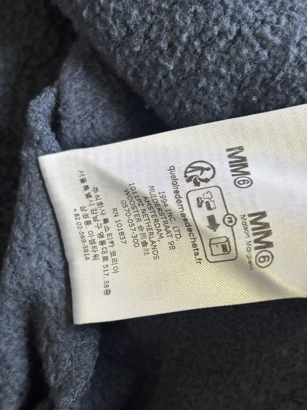 Maison Margiela × Supreme Supreme Maison Margiela Box Logo Zipup Hoodie Navy Size US M / EU 48-50 / 2 - 12 Thumbnail