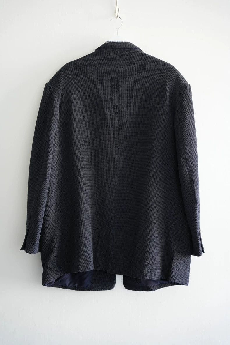 Yohji Yamamoto Yohji Yamamoto Yohji Yamamoto Blue and White Woven Suit Size US M / EU 48-50 / 2 - 2 Thumbnail