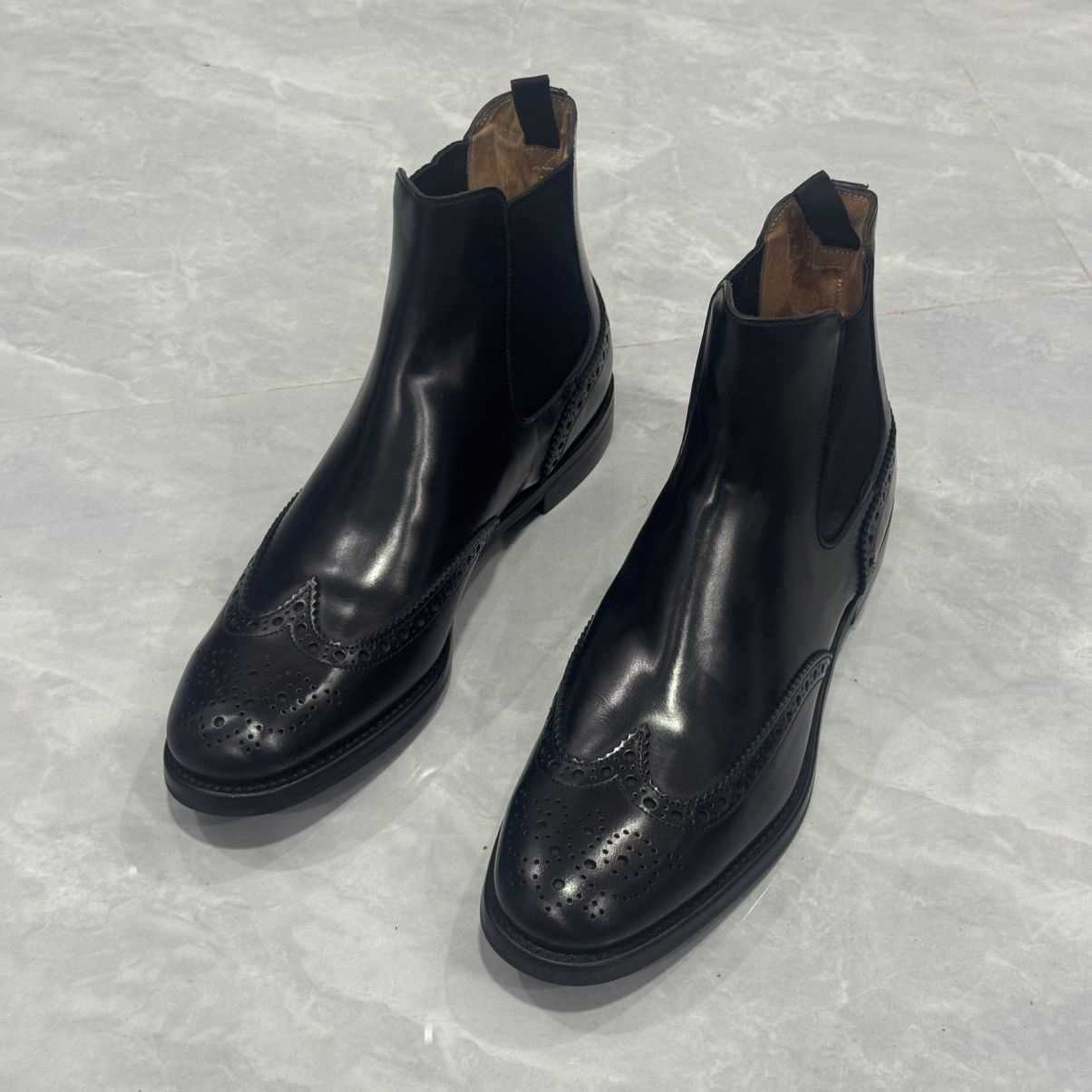 Church's Church’s Ketsby WG Polished Binder Brogue Chelsea Boots🖤 Size US 11 / IT 41 - 3 Thumbnail