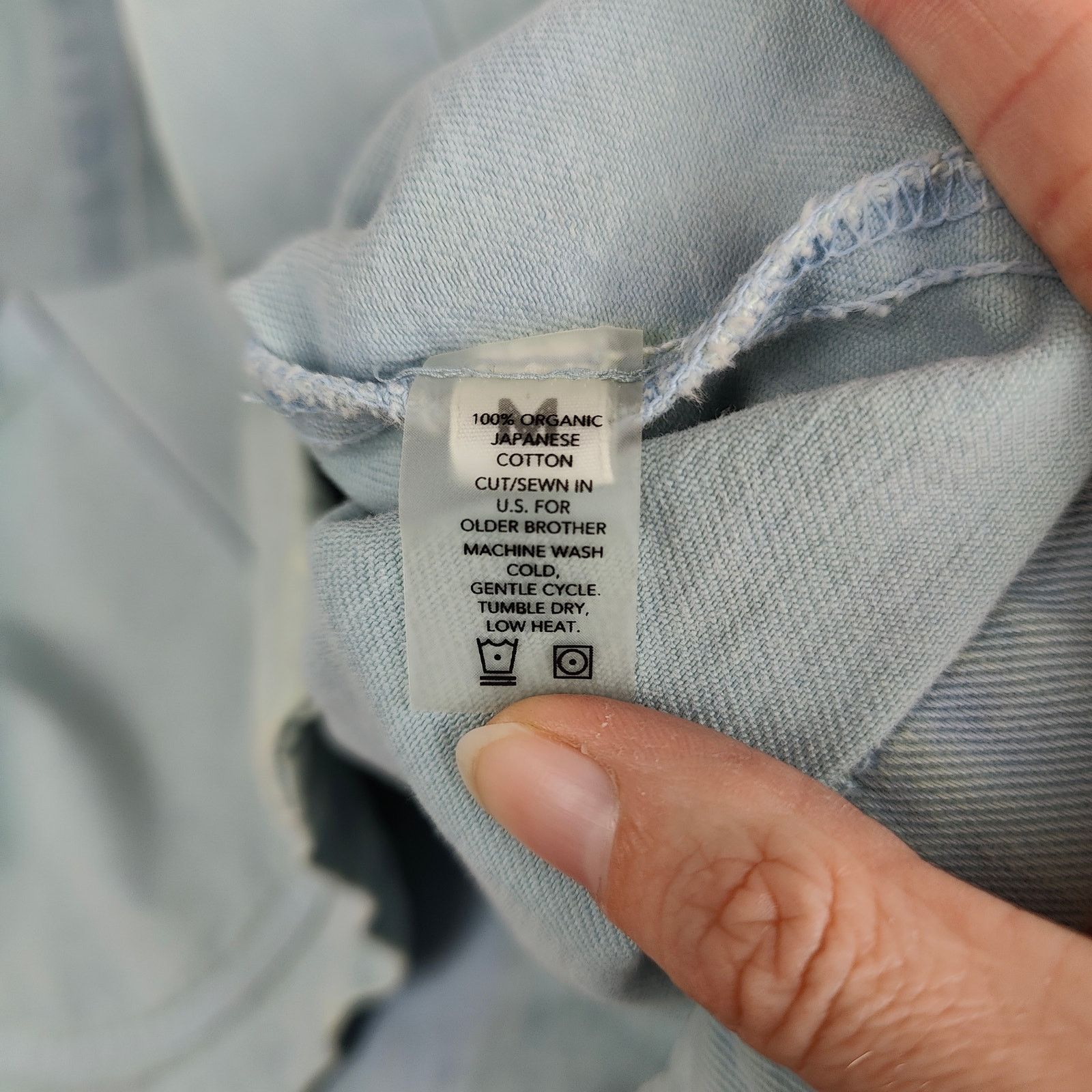 Other Olderbrother Chore Coat Size Medium Blue Twill Button Up Size M / US 6-8 / IT 42-44 - 7 Thumbnail