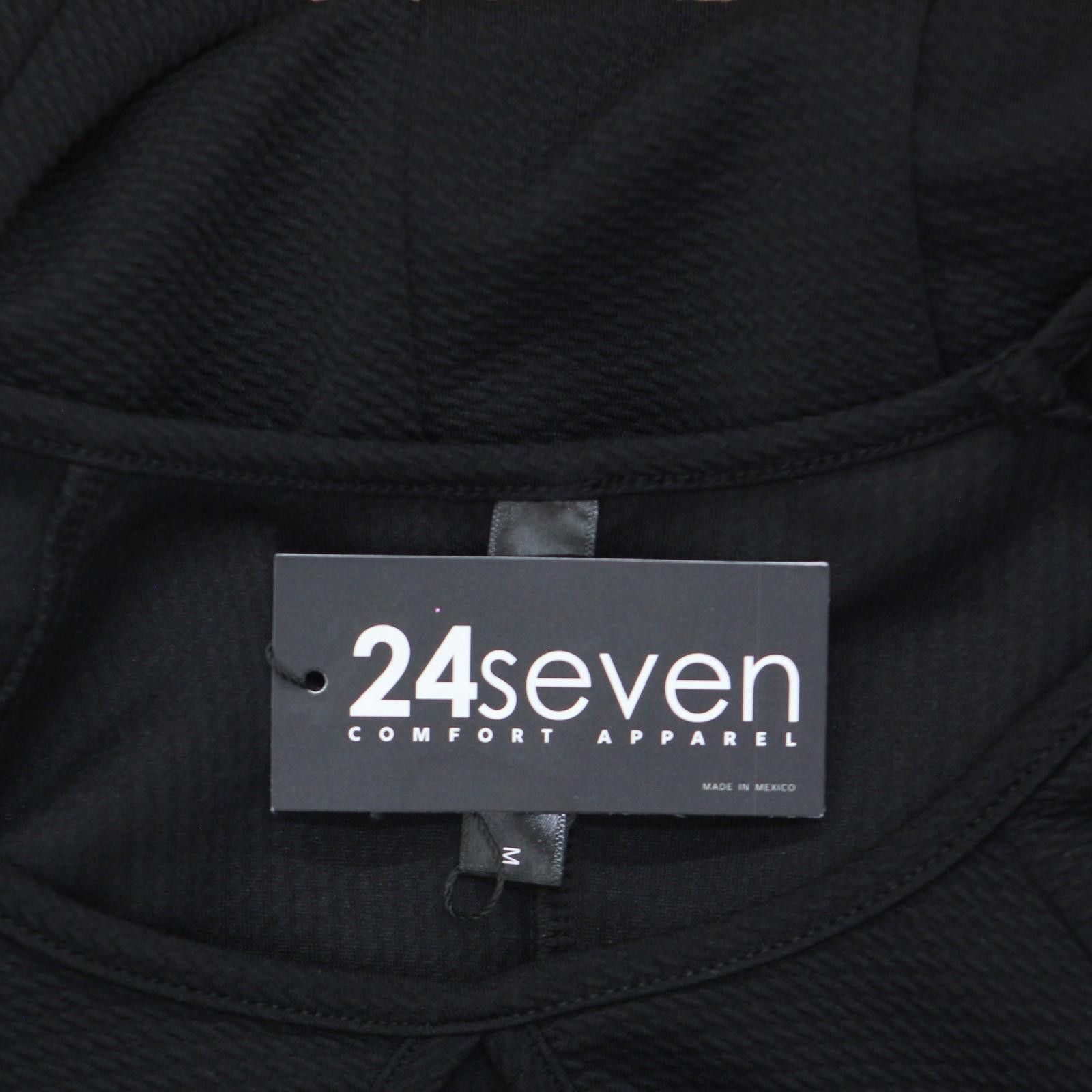Other Nwt 24seven Comfort Apparel Sleeve Keyhole Dress Black M Size M / US 6-8 / IT 42-44 - 3 Thumbnail