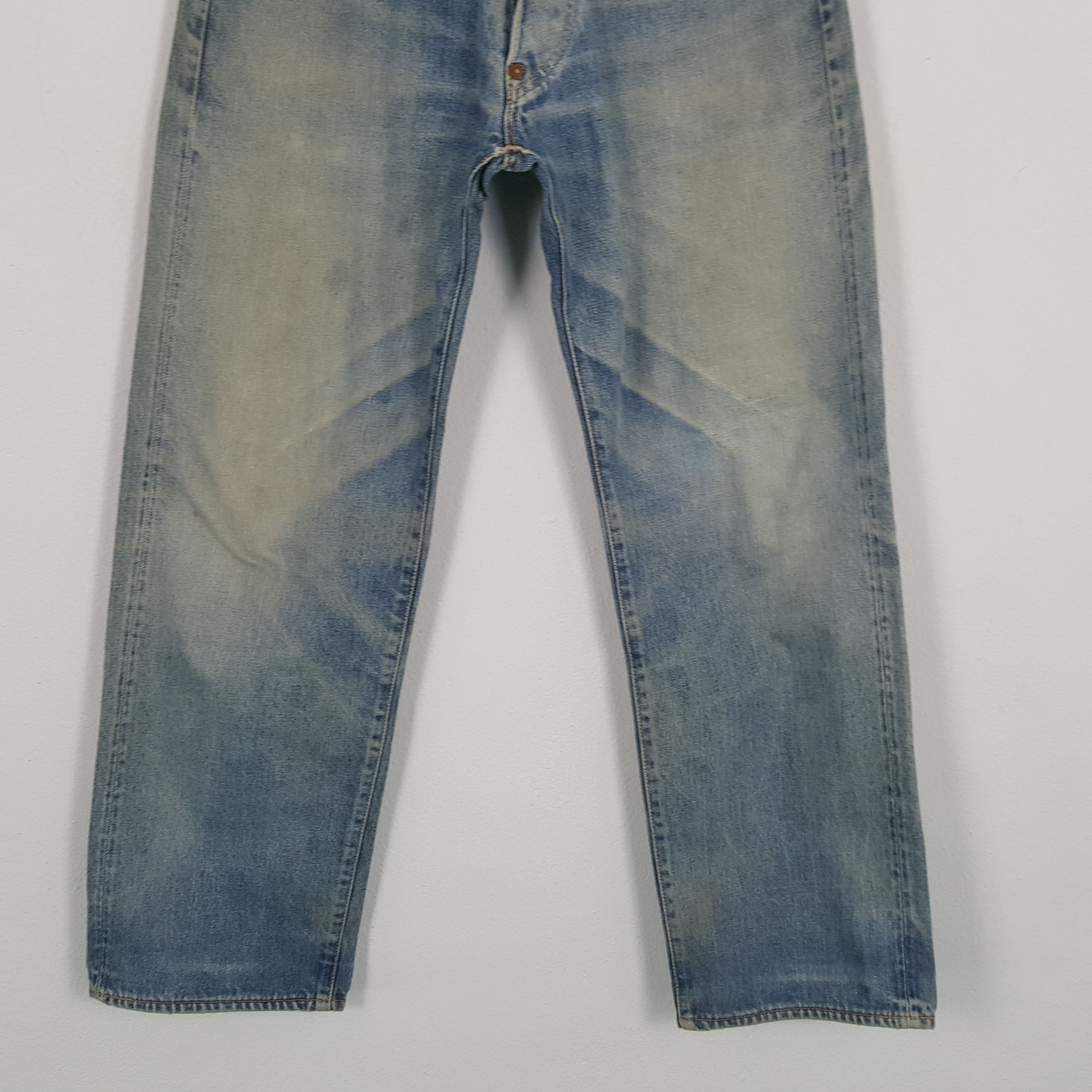 Evisu × Vintage EVISU Japanese Brand Streetwear Custom Daicock Style Jeans Size US 27 - 6 Thumbnail