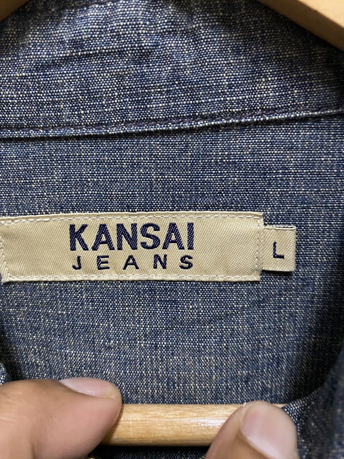 Yohji Yamamoto Vintage Kansai Jeans By Kansai Yamamoto Jacket Size US L / EU 52-54 / 3 - 10 Thumbnail