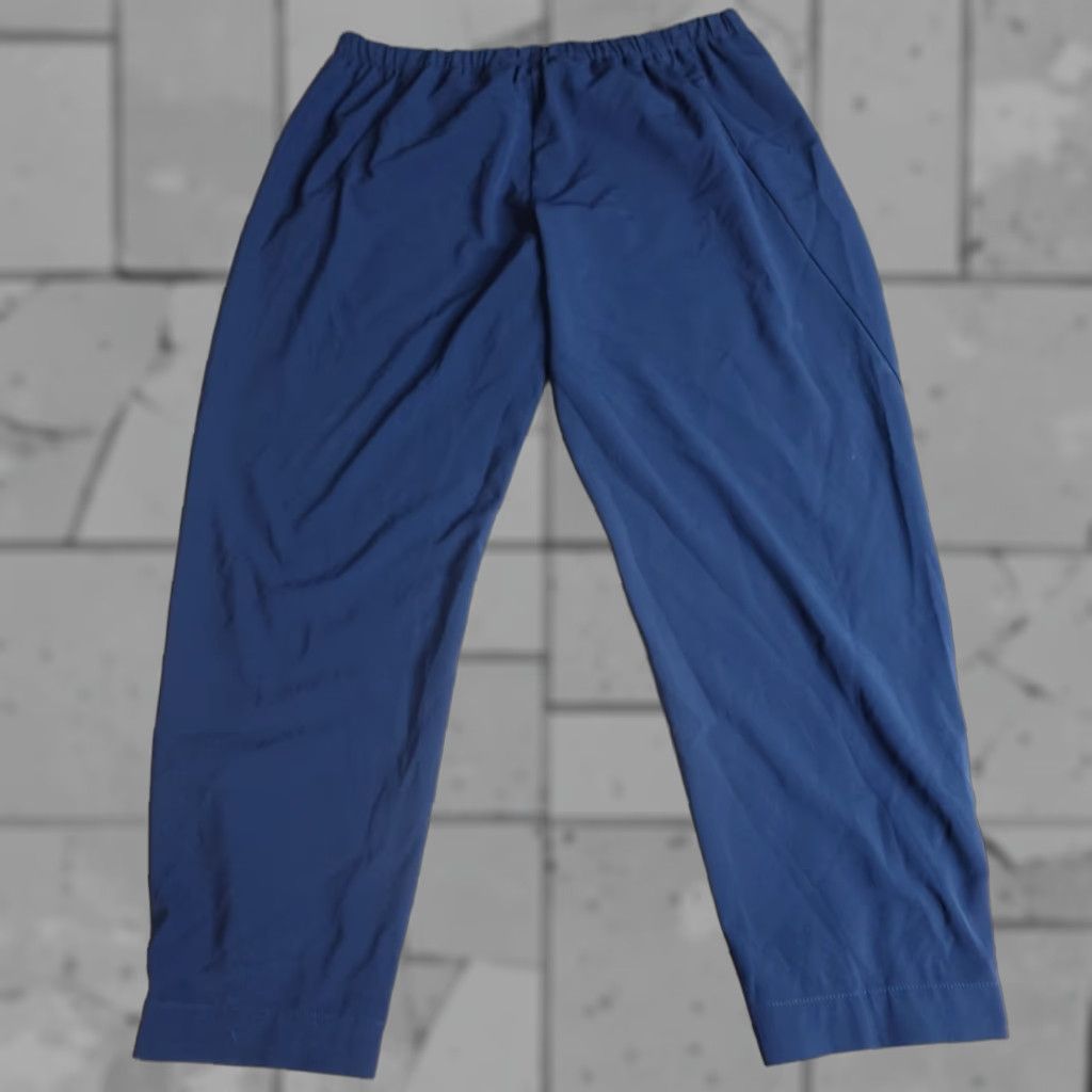 Vince Vince Womens Pants Large Blue Solid Stretch Waist Pull On Career Dress Pants Wide-Leg Mens? Womens Size 36" / US 14 / IT 50 - 1 Thumbnail