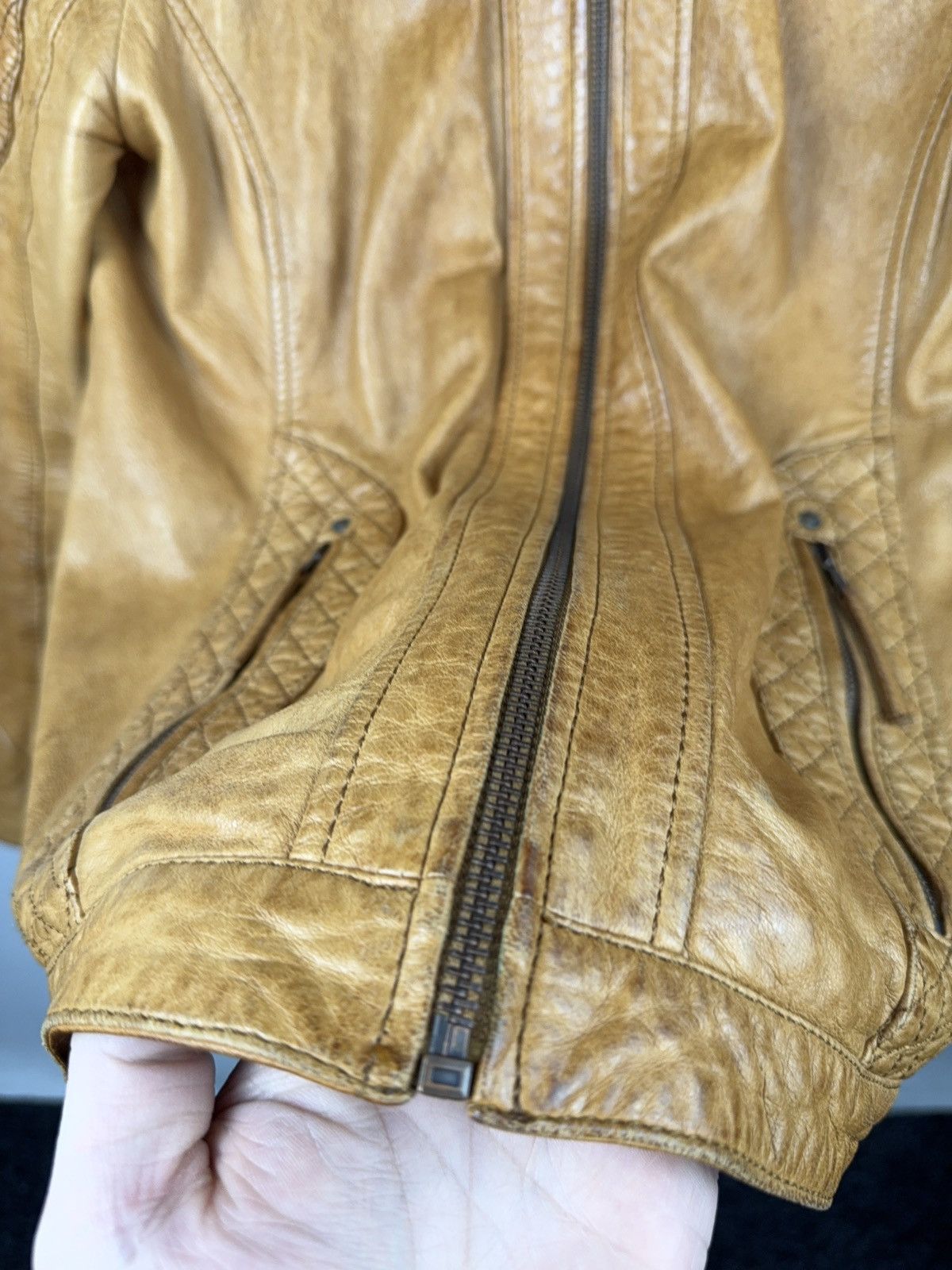 Genuine Leather Archive Y2K Leather Biker Moto Avant Garde Jacket Cafe Racer Size L / US 10 / IT 46 - 16 Thumbnail
