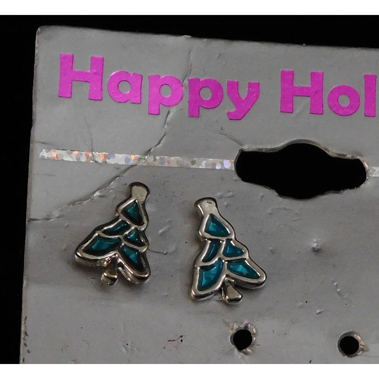 Other Christmas Tree Metal And Enamel Stud Earrings Size ONE SIZE - 5 Thumbnail