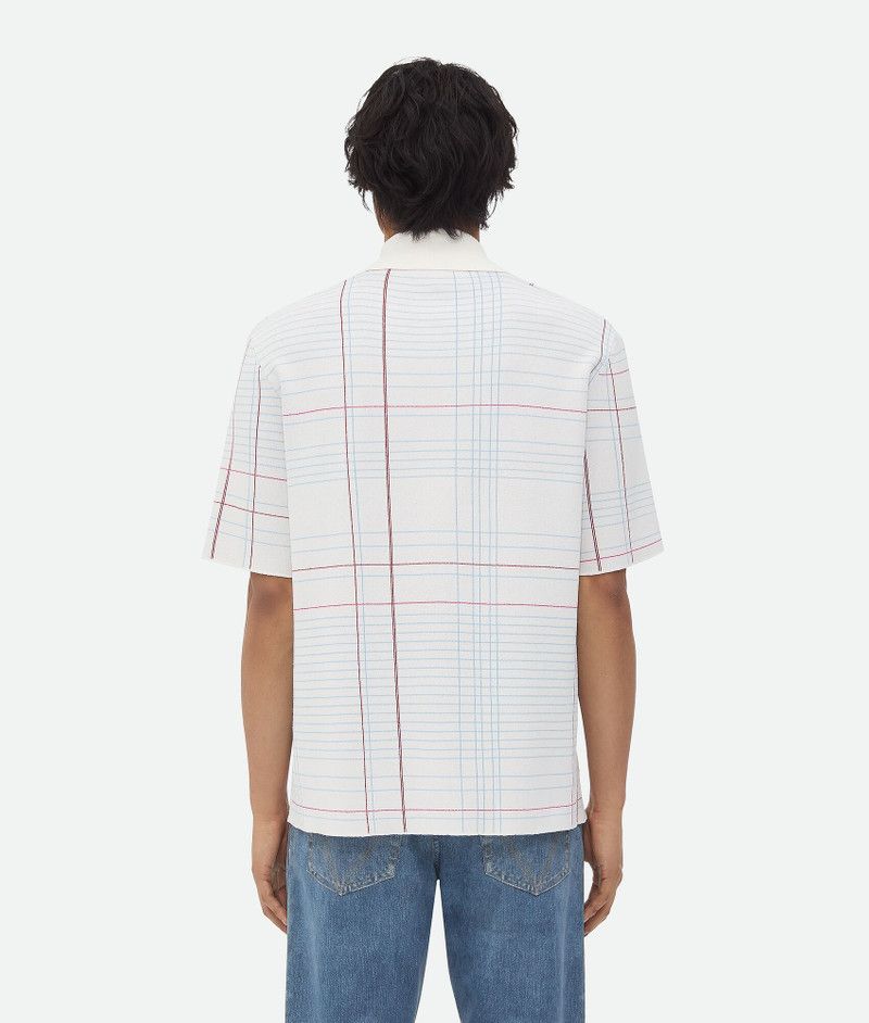 Bottega Veneta o1s1rm0326 Notebook Viscose Jacquard T-Shirt in Multicolor Size US XL / EU 56 / 4 - 3 Thumbnail