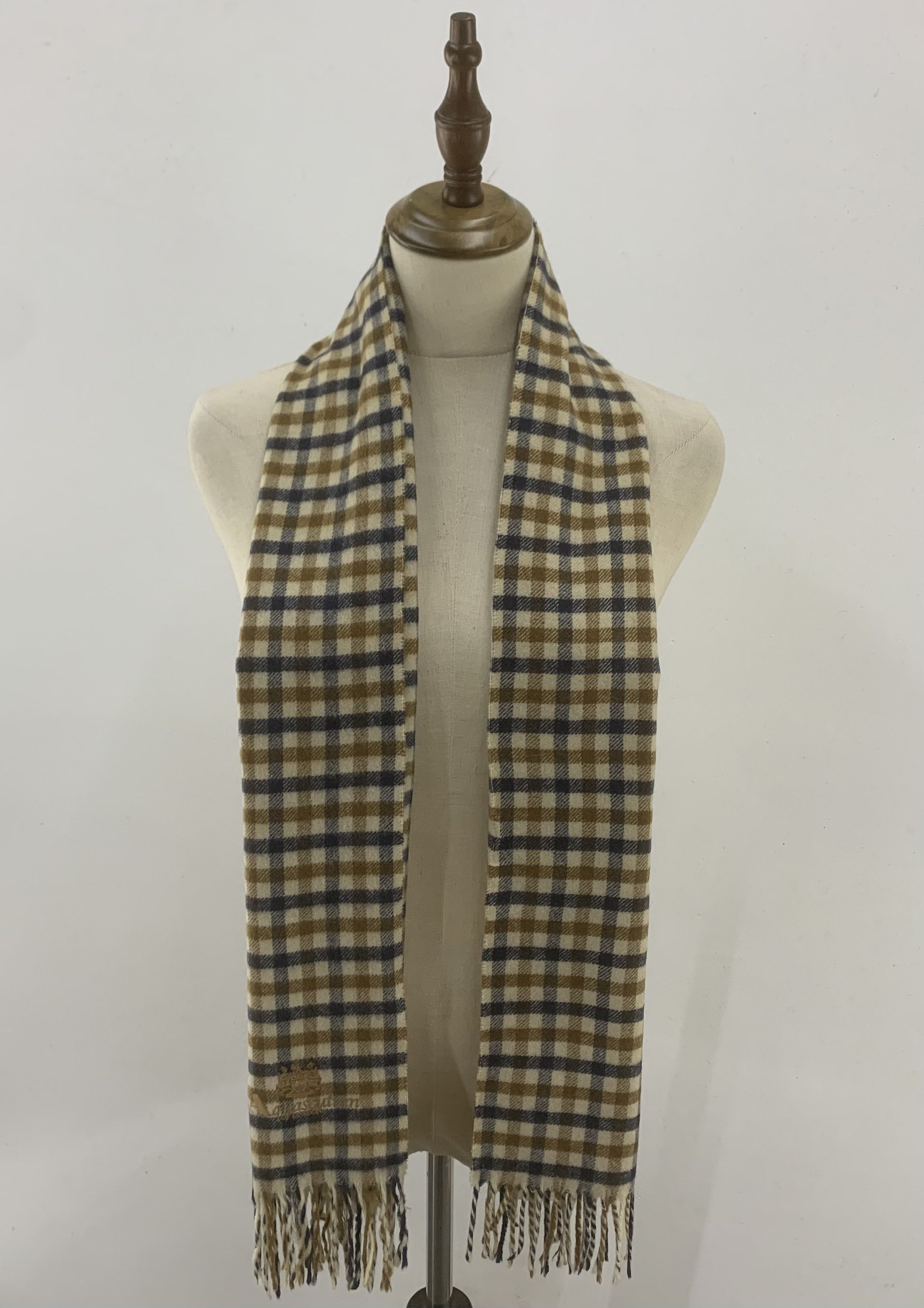 Aquascutum Aquascutum Scarf Wool Muffler Neck Wrap BL9133 Size ONE SIZE - 1 Thumbnail