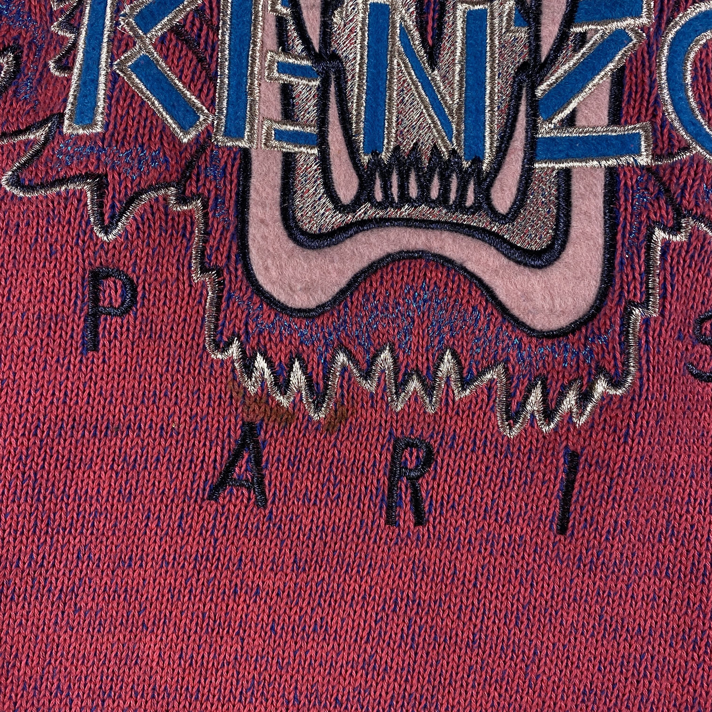 Women’s Sweater Sweatshirt Kenzo Jungle Size XS Big Tiger