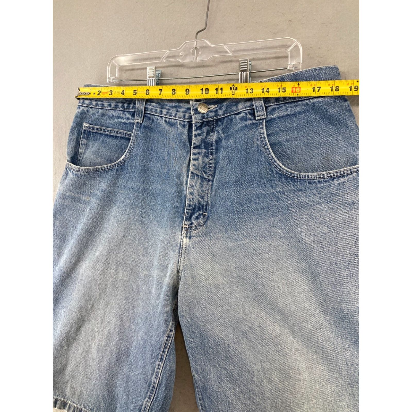 Southpole Southpole Denim Shorts Men 90s Relaxed Fit 38 Blue Casual 5-Pocket Cotton Denim Shorts Size US 38 / EU 54 - 2 Thumbnail