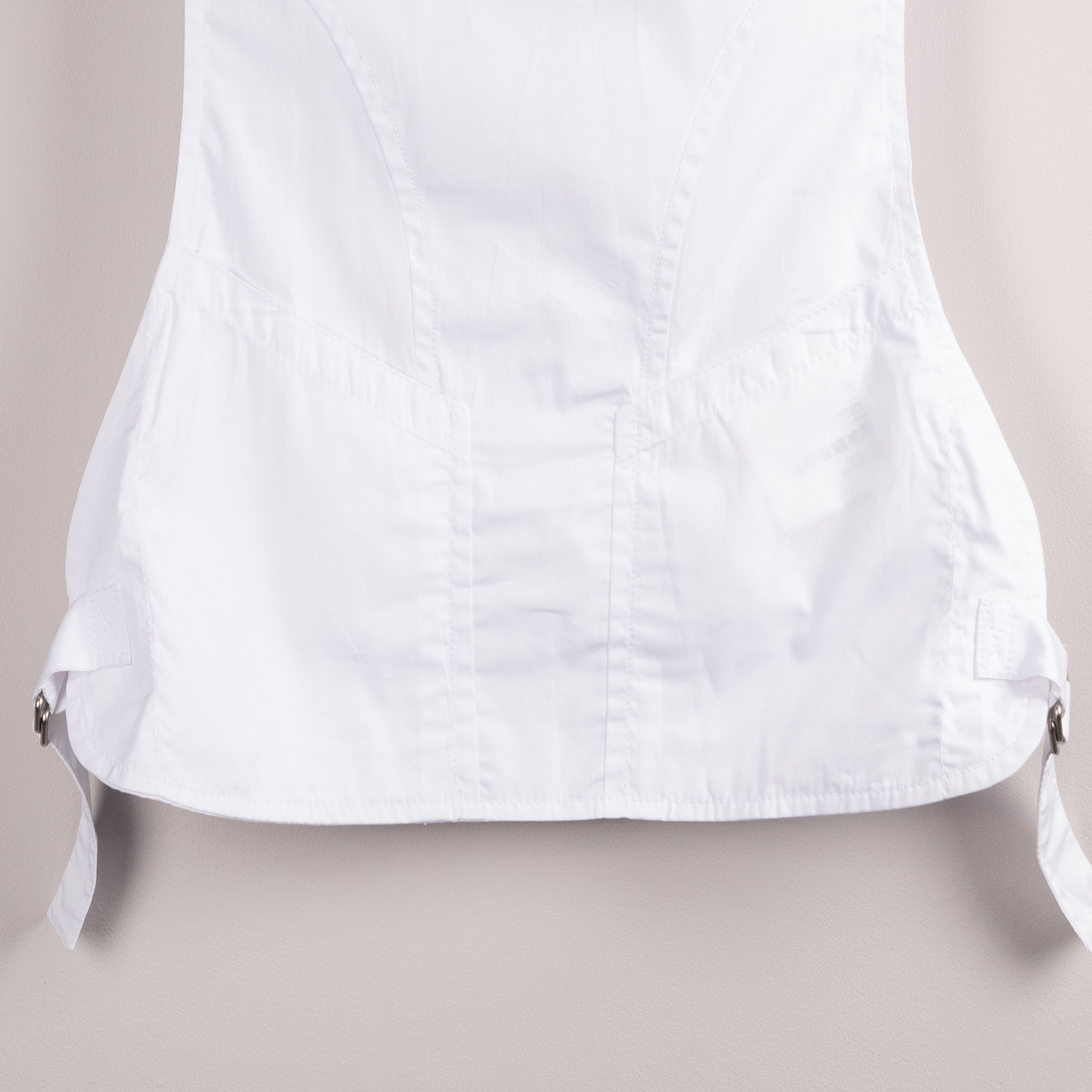 Comme des Garcons SHIRT Comme Des Garçons Shirt SS20 Buckle Apron White Size US M / EU 48-50 / 2 - 5 Thumbnail