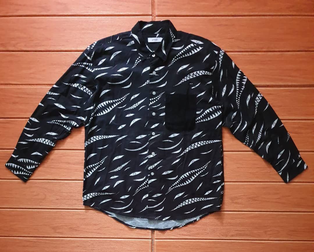 Japanese Brand 💥Hiromu Arakawa monogram Japanese harajuku shirt Size US M / EU 48-50 / 2 - 1 Thumbnail