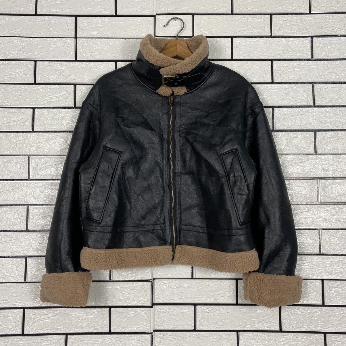 Japanese Brand 📌Vintage Biker Leather Soft Leather Jacket GU Japan Blanket Size US M / EU 48-50 / 2 - 2 Thumbnail