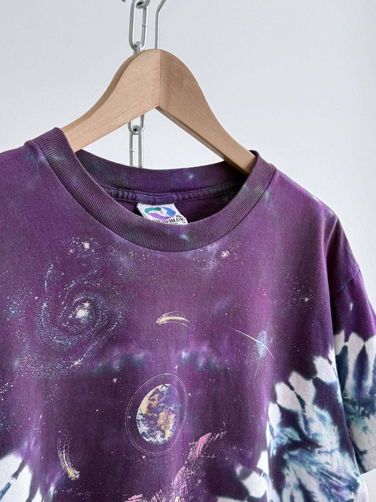 Liquid Blue Vintage 90s Liquid Blue Space Solar System T-Shirt Size US XL / EU 56 / 4 - 3 Thumbnail