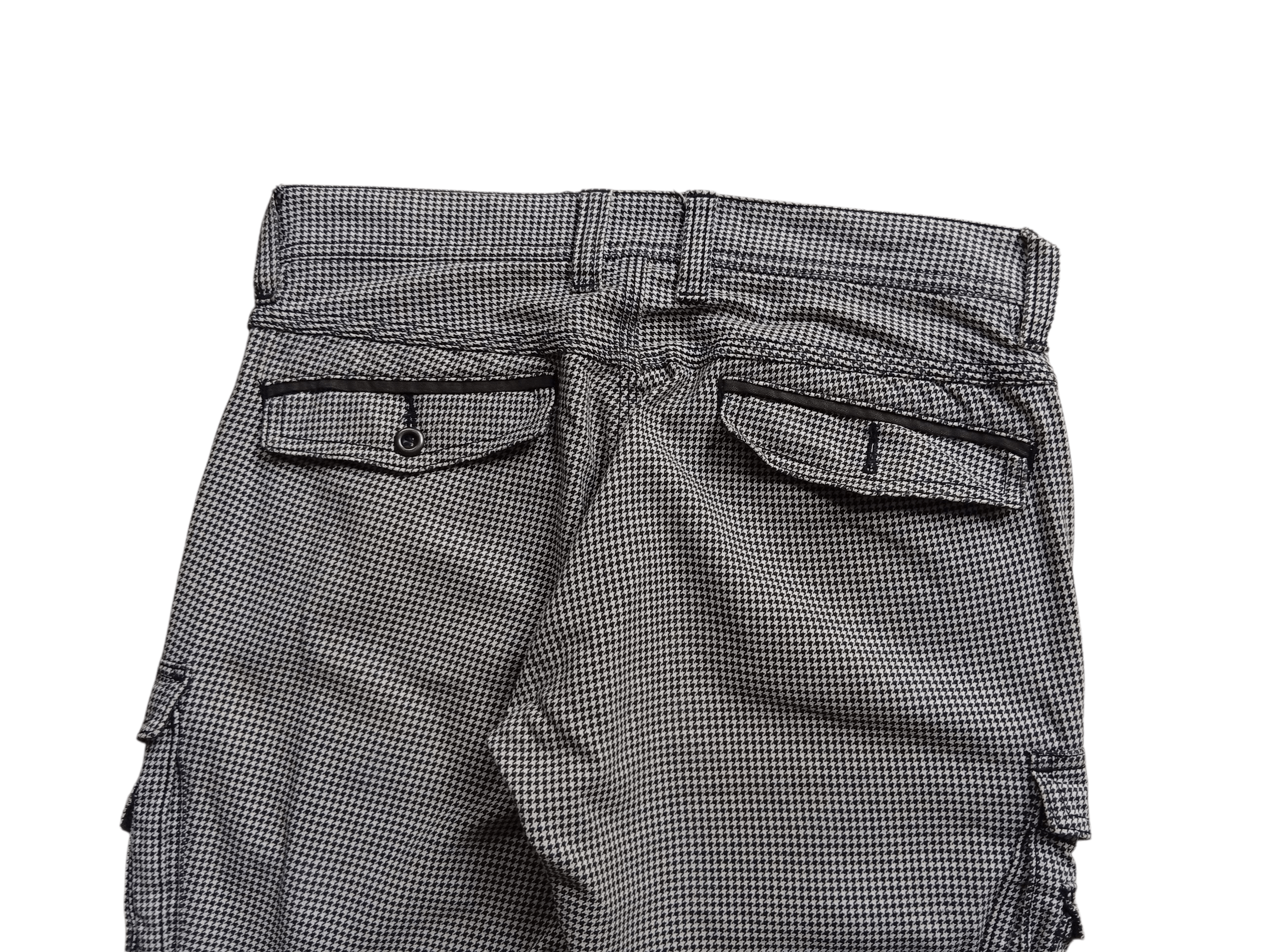 Japanese Brand Nicole Hideaways houndstoodh multipocket cargo pants Size US 30 / EU 46 - 6 Thumbnail