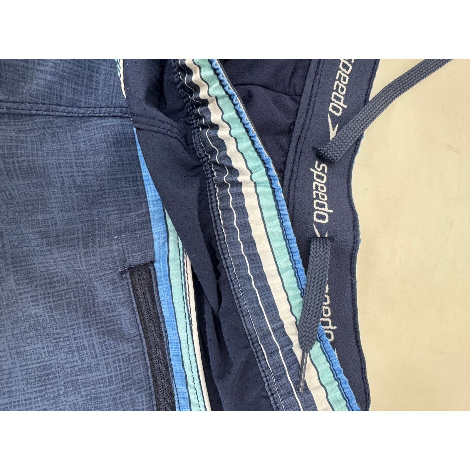 Speedo Speedo Men's Swim Trunks Shorts Lined Blue Swimsuit - Medium Size US 32 / EU 48 - 8 Thumbnail