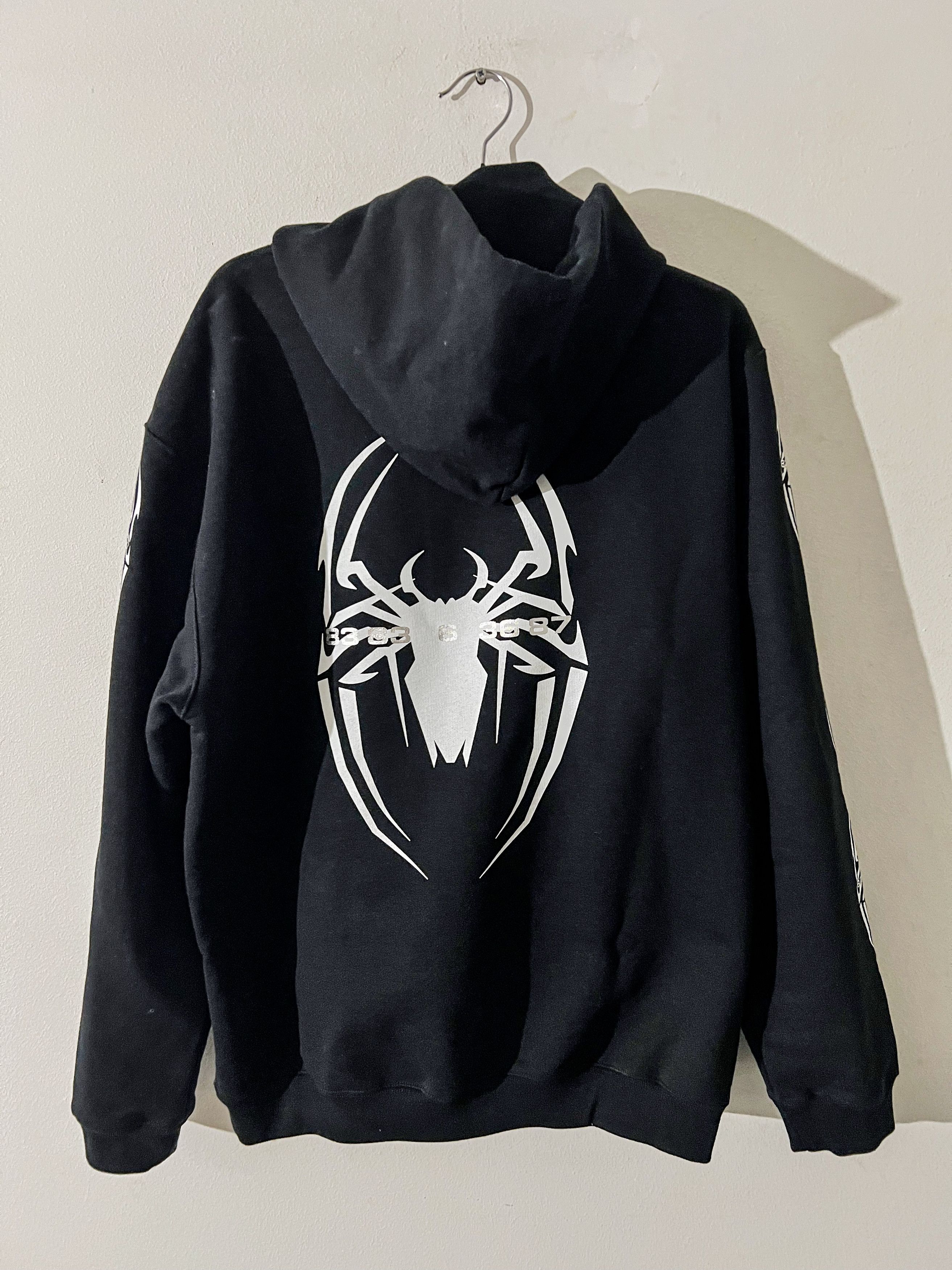 Vetements VTMNTS Black Spider Hoodie Size US L / EU 52-54 / 3 - 3 Thumbnail