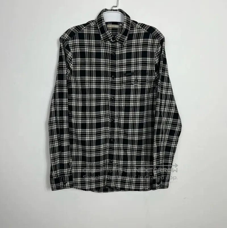 Burberry Black Cotton Long Sleeve Shirt for Men.