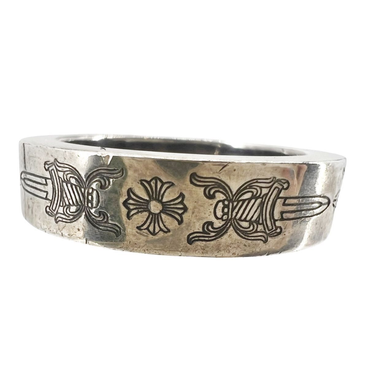 Chrome Hearts Dagger Spacer Ring SV925 Silver