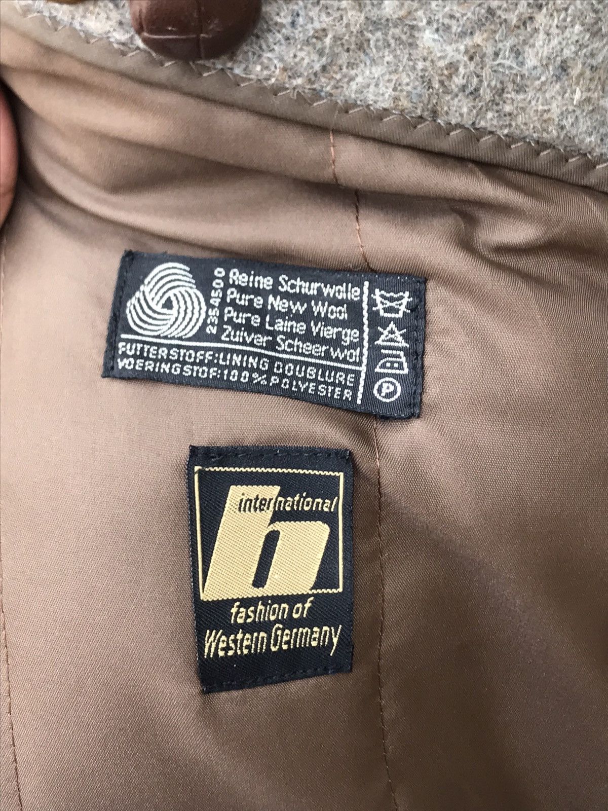 Vintage ⚡️Vintage Fashion Of Western Germany Wool Charcoal Jacket Size US M / EU 48-50 / 2 - 8 Thumbnail