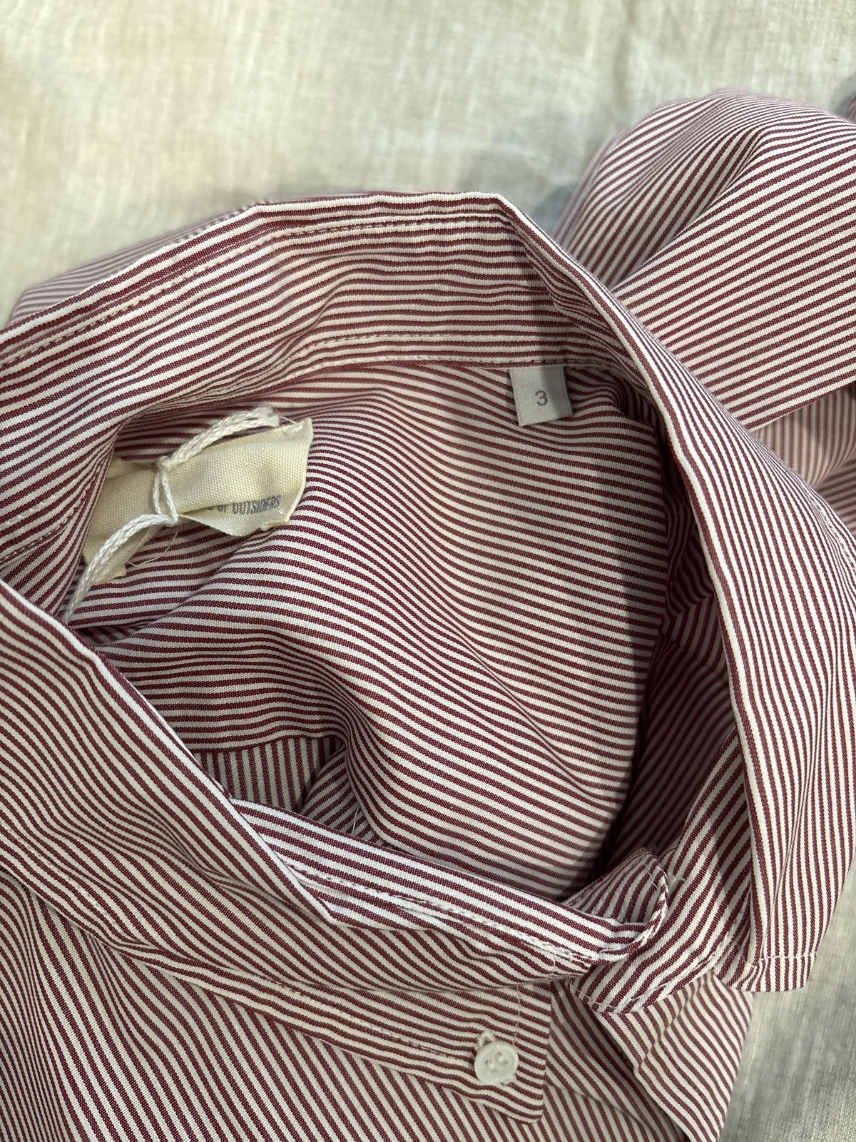 Band Of Outsiders Band of Outsiders Red Striped Button-down M/3 New Size US M / EU 48-50 / 2 - 5 Thumbnail