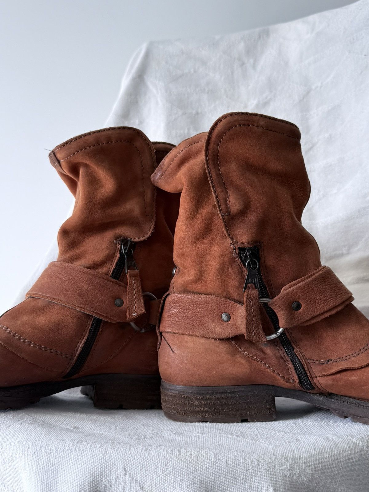 A.S.98 Avant Garde A.S. 98 Guidi Style Leather Biker Boots Size US 5.5 / EU 38 - 5 Thumbnail