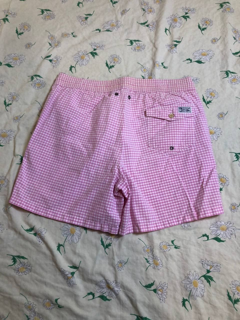 Polo Ralph Lauren Polo Ralph Lauren Swimwear Short Pink White Vintage Size US 32 / EU 48 - 18 Thumbnail