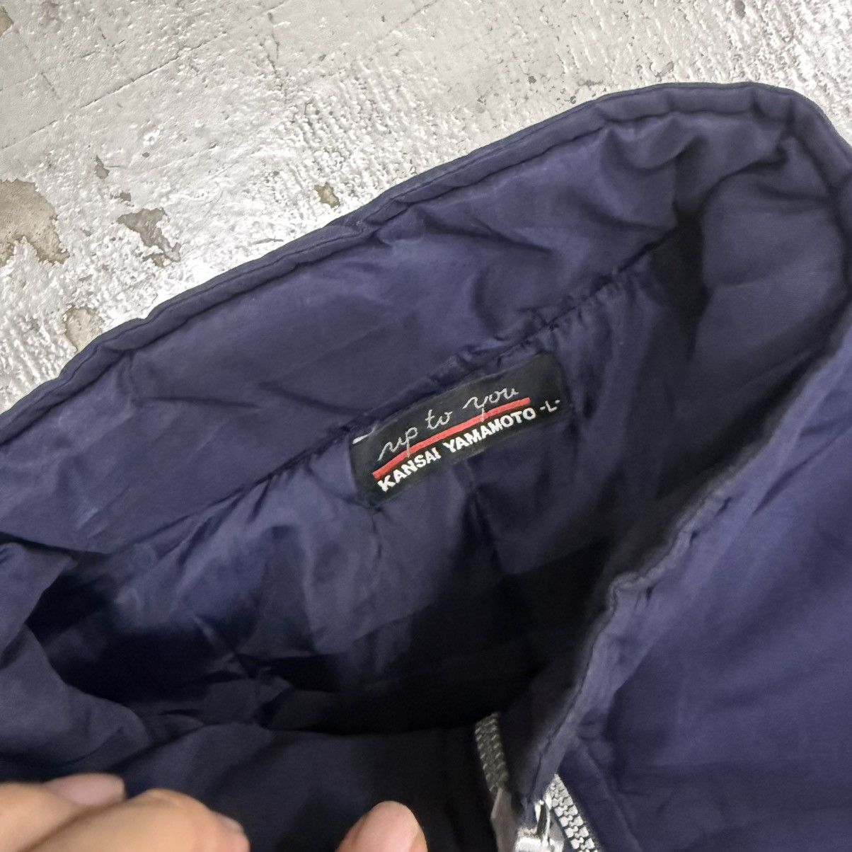 Kansai Yamamoto Vintage Up to You Kansai Yamamoto Embroidered Logo Jacket Size US L / EU 52-54 / 3 - 6 Thumbnail