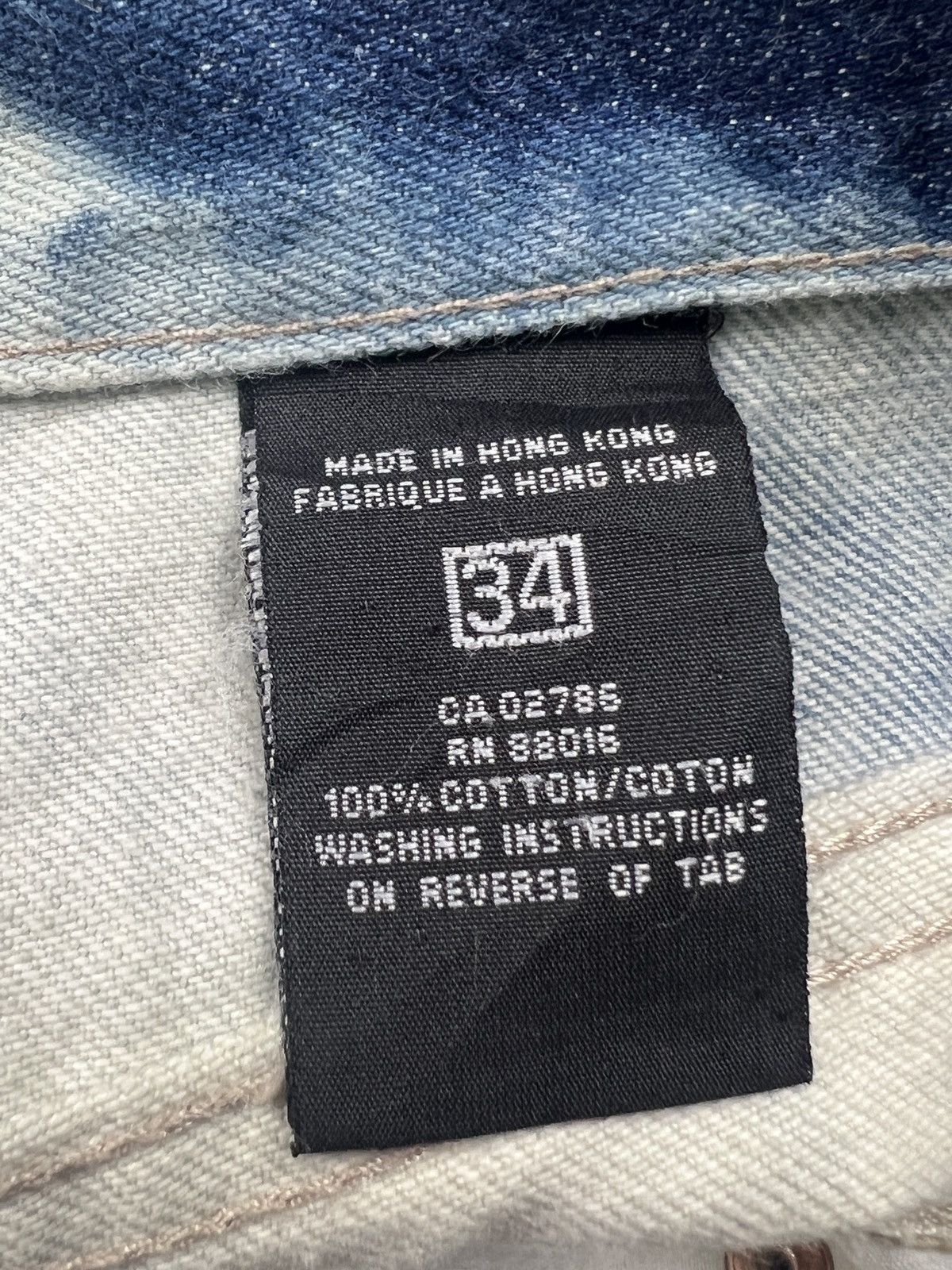 Marc Buchanan 1990 Pelle Pelle Marc Buchanan Acid Wash Tapered Jeans Size US 34 / EU 50 - 11 Thumbnail