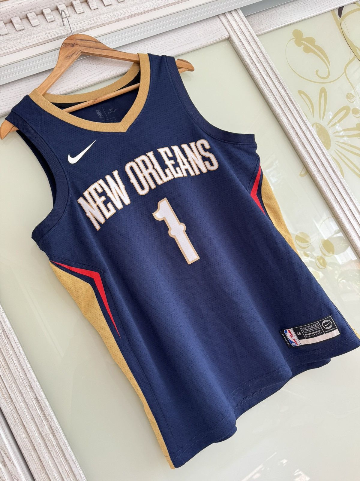 NBA × Nike Zion Williamson #1 New Orleans Pelicans Basketball NBA Jersey Size US L / EU 52-54 / 3 - 4 Thumbnail