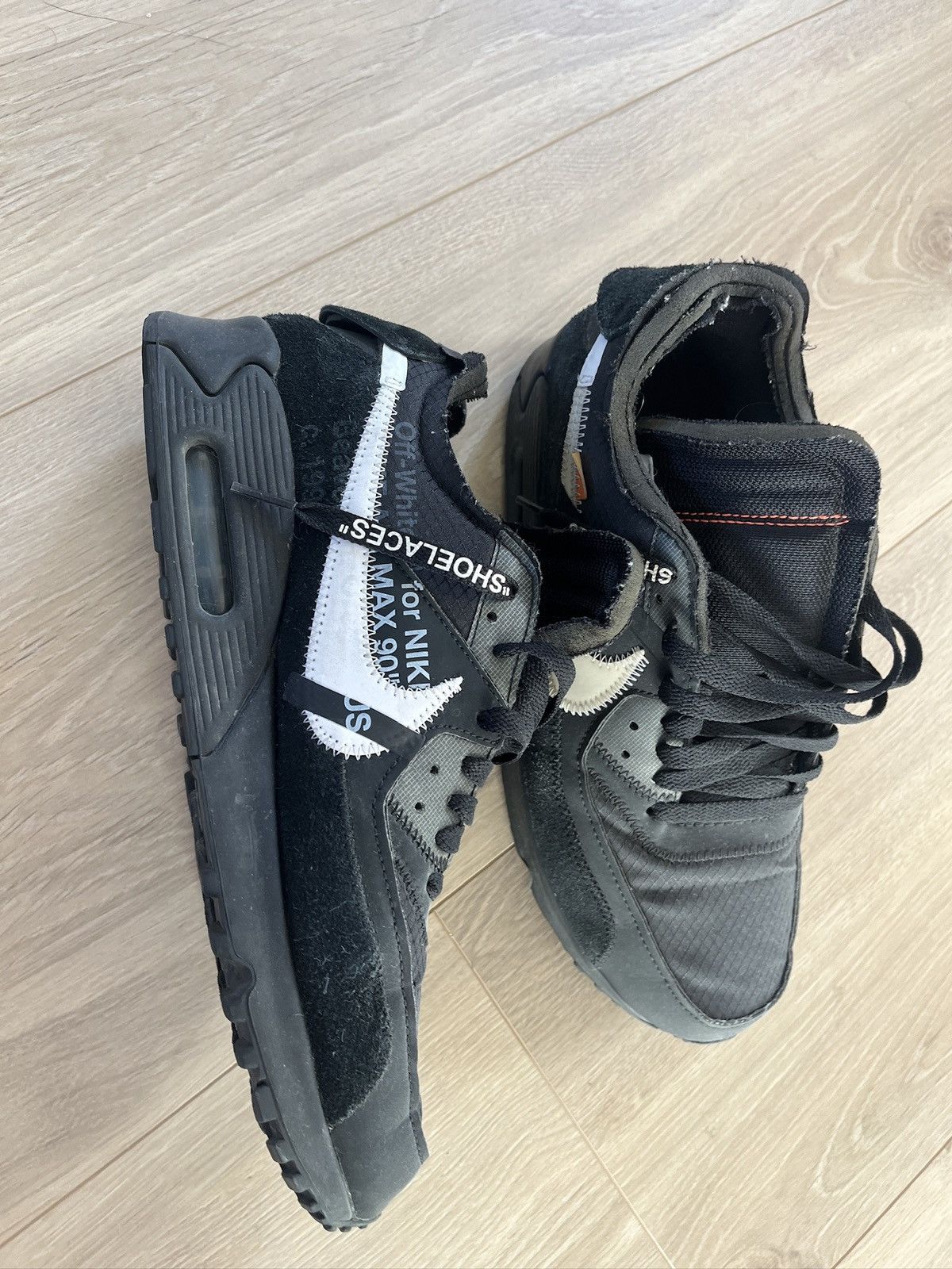 Nike × Off-White Off white air Max 90 Size US 9.5 / EU 42-43 - 2 Thumbnail