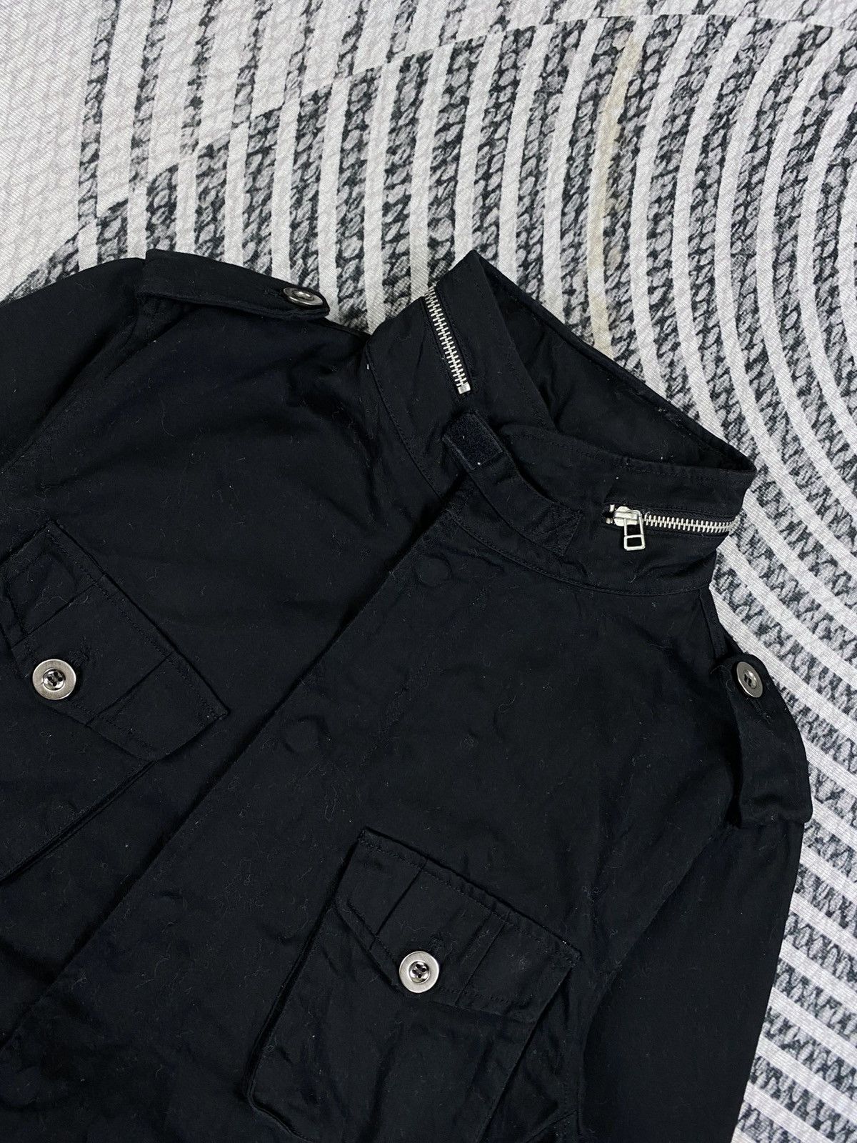 Japanese Brand Vtg Authentic Black Field HeavyWeight Multipocket Jacket Size US M / EU 48-50 / 2 - 8 Thumbnail