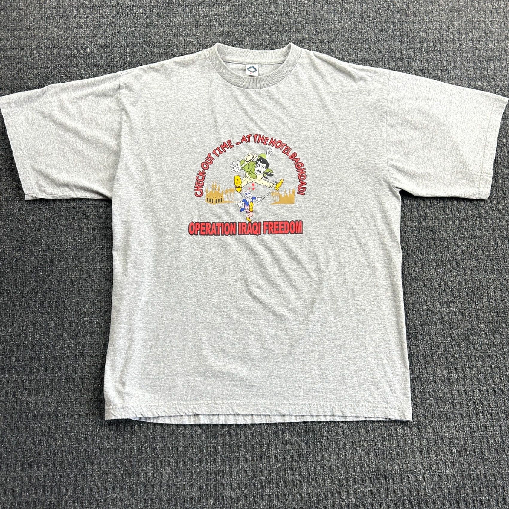 Vintage VINTAGE Operation Iraqi Freedom T Shirt XL Gray War Uncle Sam USA Patriotic y2k Size US XL / EU 56 / 4 - 4 Thumbnail