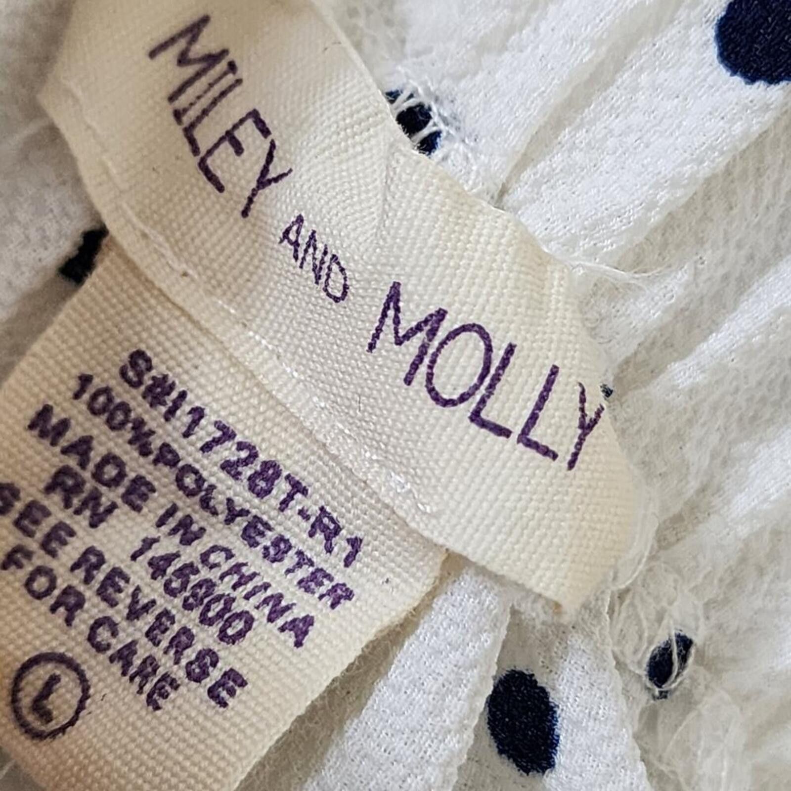 Other Miley & Molly Large Floral Asymmetrical Skirt Size 36" / US 14 / IT 50 - 3 Thumbnail