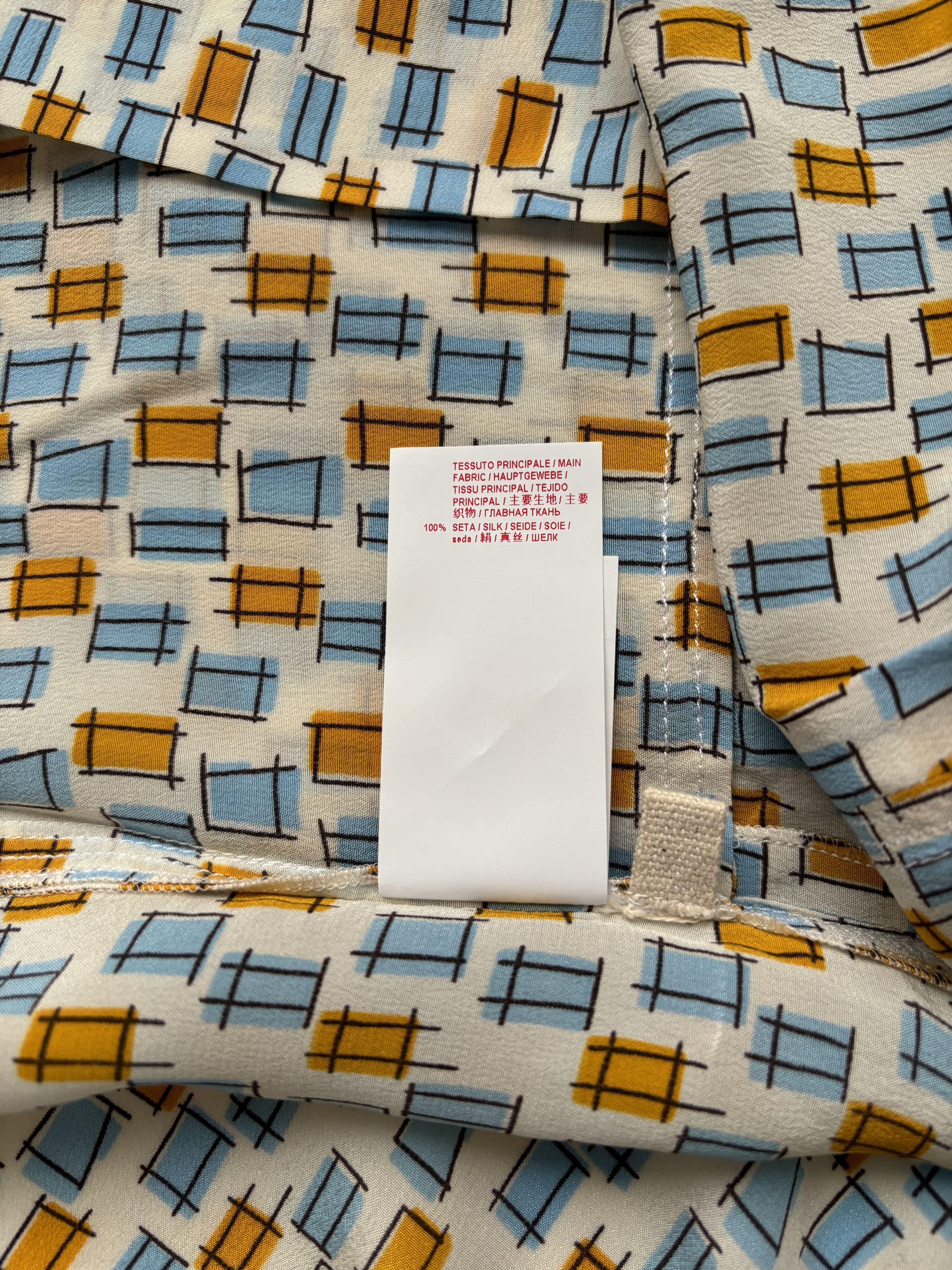 Marni ⚡️QUICK SALE⚡️Marni Short Sleeve Silk Blouse Top Size L / US 10 / IT 46 - 7 Thumbnail