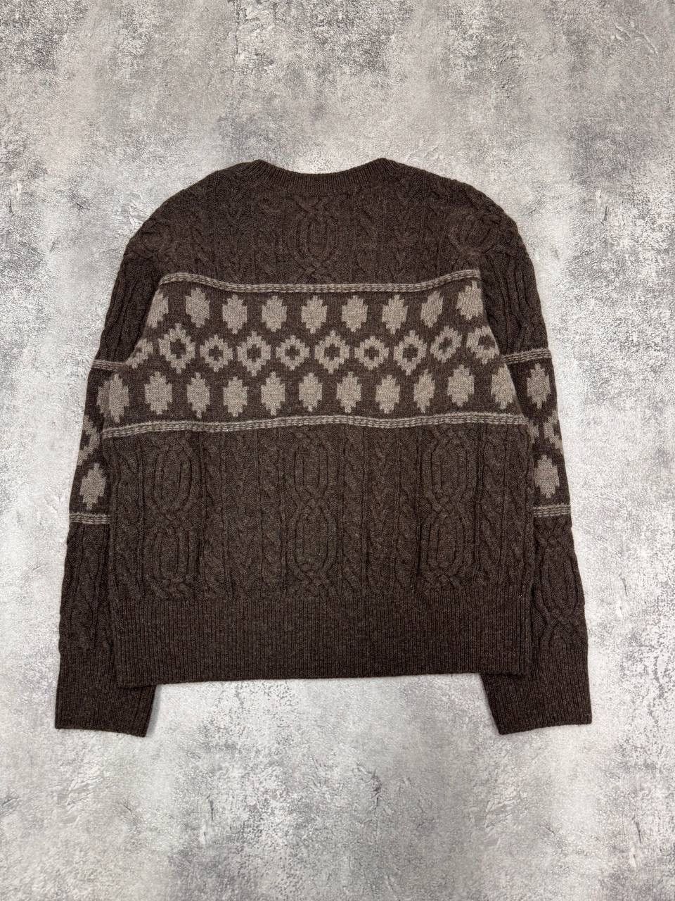 Other Andrea Tang Women Wool Knit Sweater Pattern Brown Size XS Size XS / US 0-2 / IT 36-38 - 7 Thumbnail