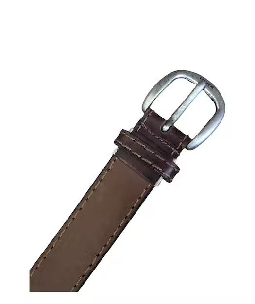Leather × Levi's Vintage Levi’s Leather Buckle Belt Size ONE SIZE - 1 Thumbnail