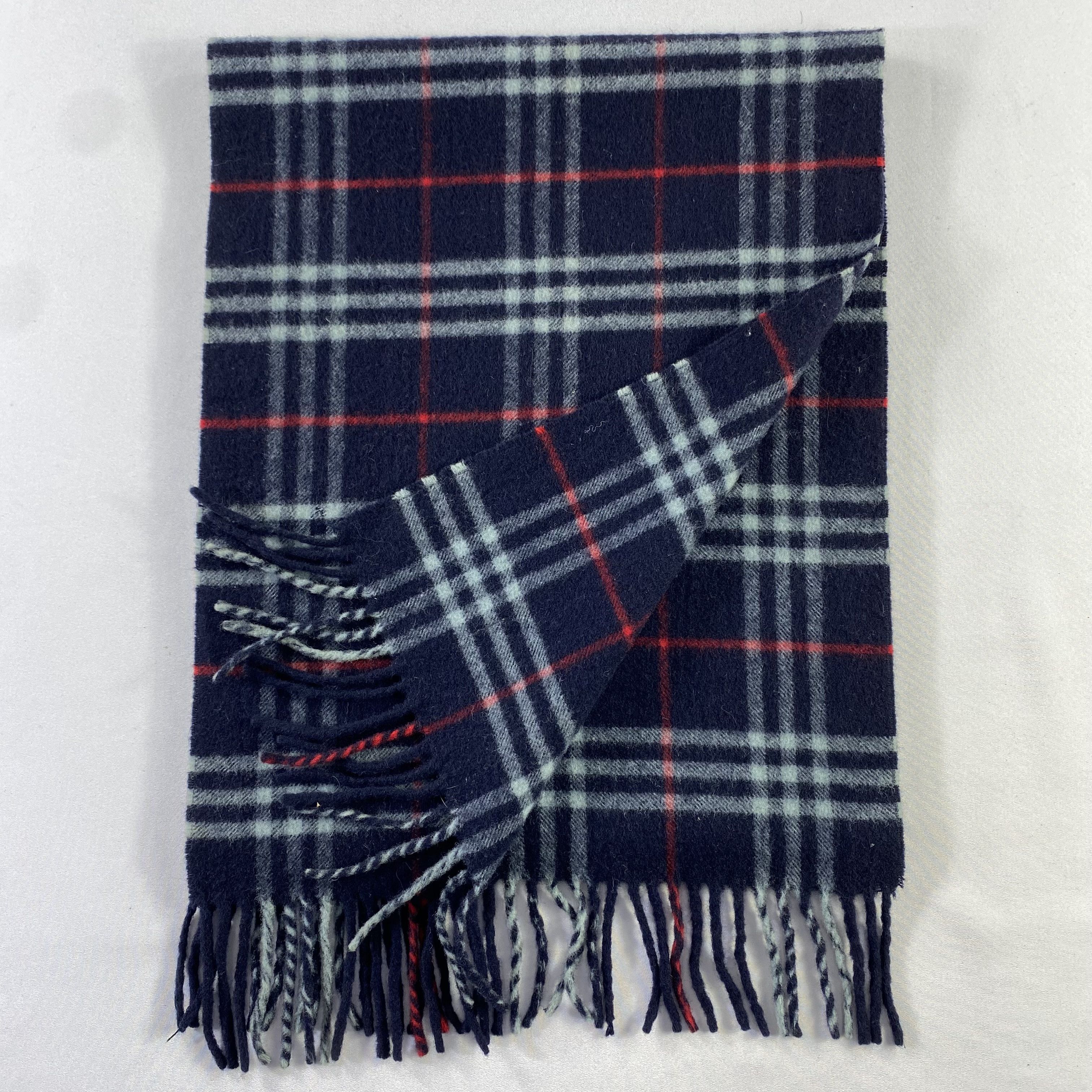 Burberry × Vintage Burberry Scarf Nova Check Neck Wrap Cashmere Muffler Size ONE SIZE - 4 Thumbnail