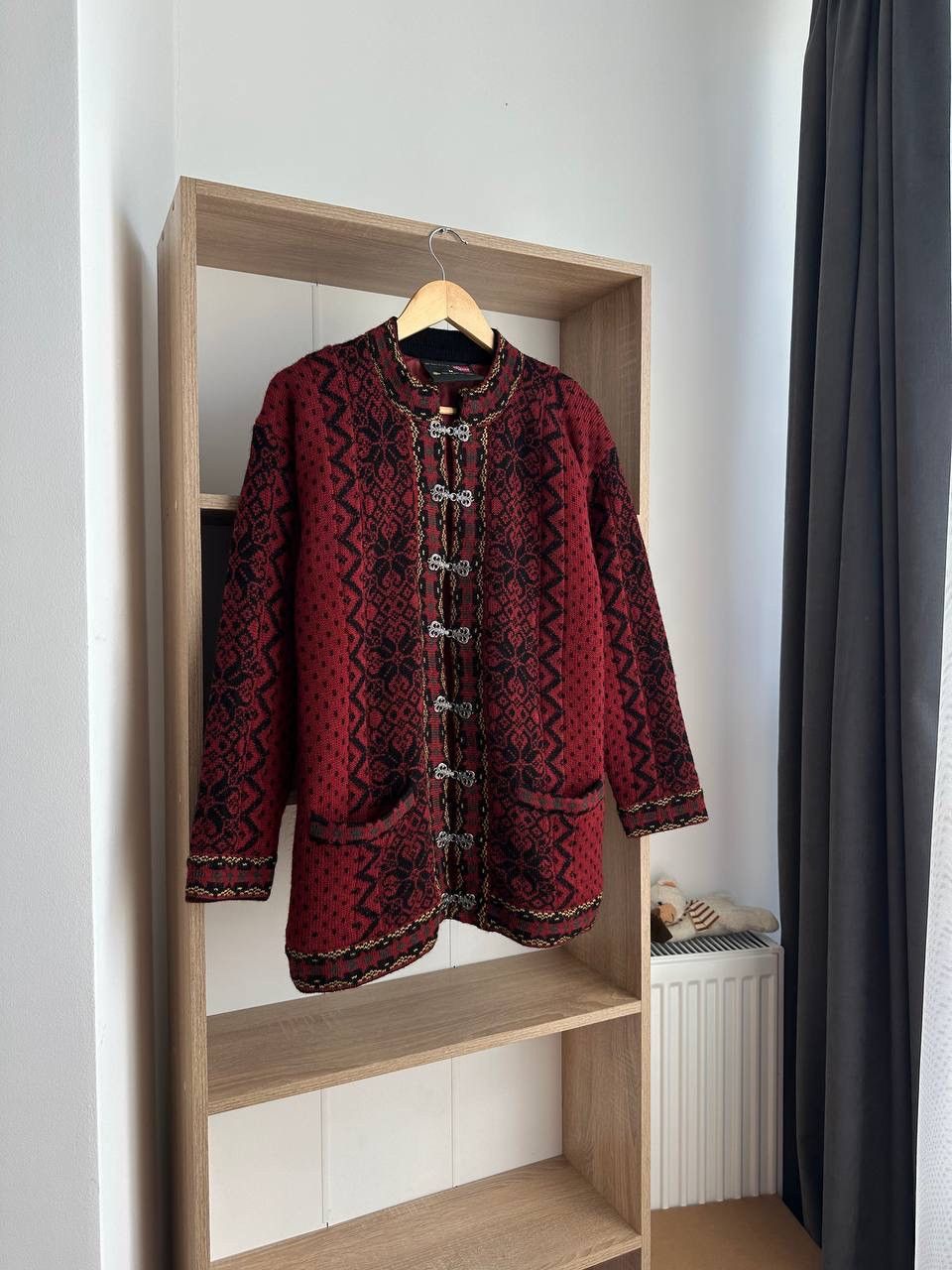Japanese Brand × Vintage Vintage Windfjord of Norway Cardigan Red Sweater Size US M / EU 48-50 / 2 - 7 Thumbnail