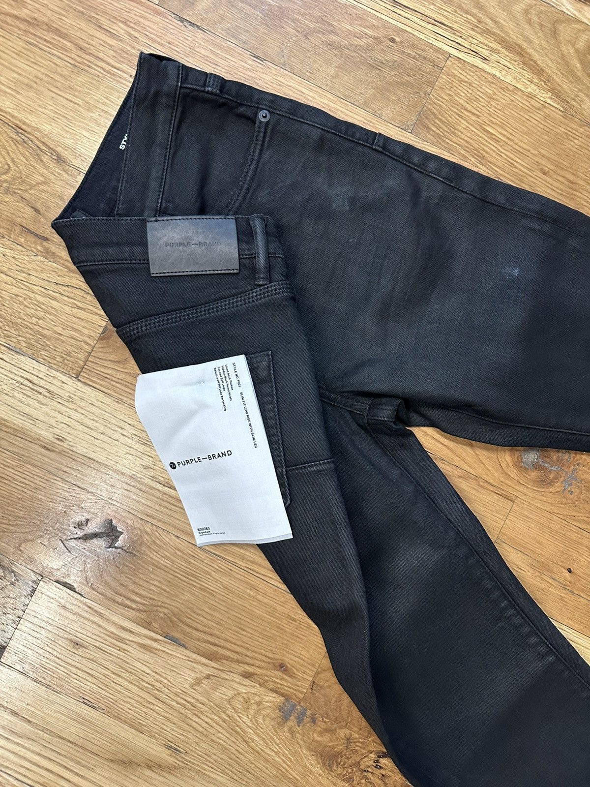 Purple Brand Purple Brand Plain Black Denim Jeans Size 29 Size US 29 - 4 Thumbnail