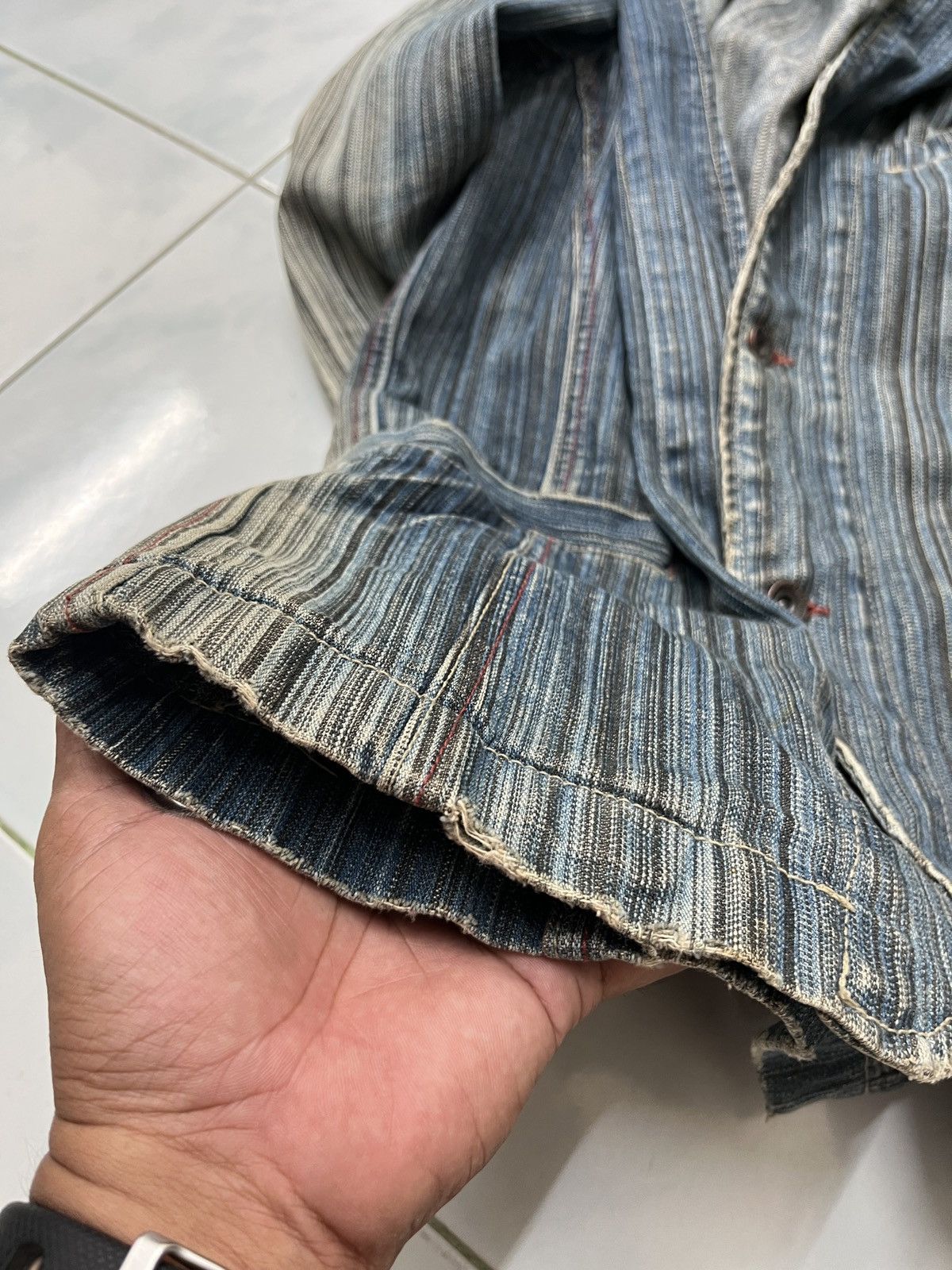 Vintage 🔥🔥🔥STEALS VTG NYLAUS JEANS DENIM JACKET Size M / US 6-8 / IT 42-44 - 14 Thumbnail