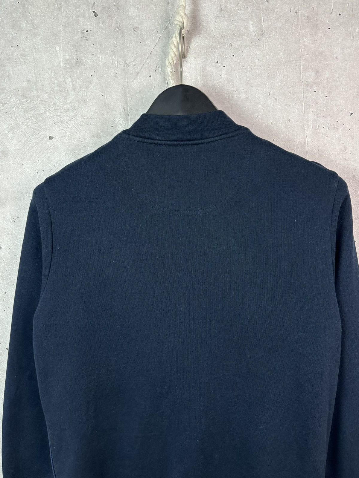 Barbour Barbour Navy Cotton Logo Zip Long Sleeve Men’s Bomber-Jumper Size US S / EU 44-46 / 1 - 8 Thumbnail