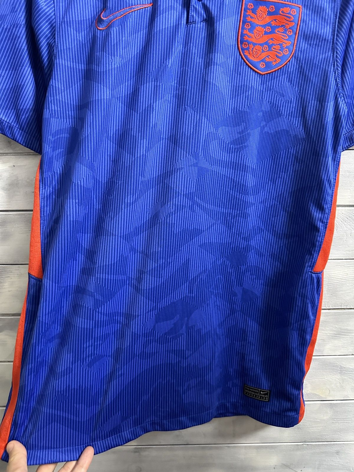 Nike Rare Soccer Jersey Nike England Fool Print Swoosh Size US M / EU 48-50 / 2 - 5 Thumbnail
