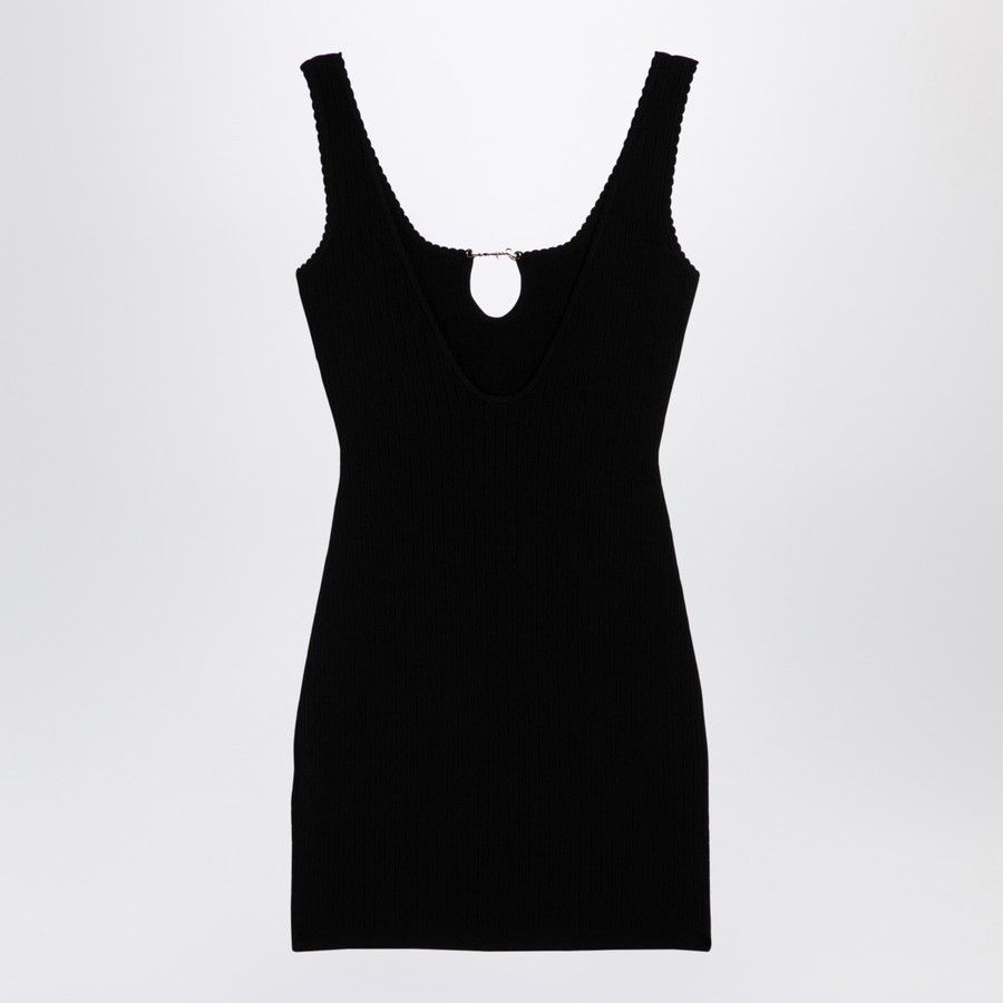 Jacquemus o1d2blof0824 Sierra Mini Dress in Black Size XS / US 0-2 / IT 36-38 - 2 Thumbnail
