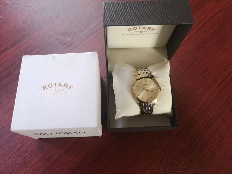Designer Rotary men's two tone gold dial watch Size ONE SIZE - 6 Thumbnail