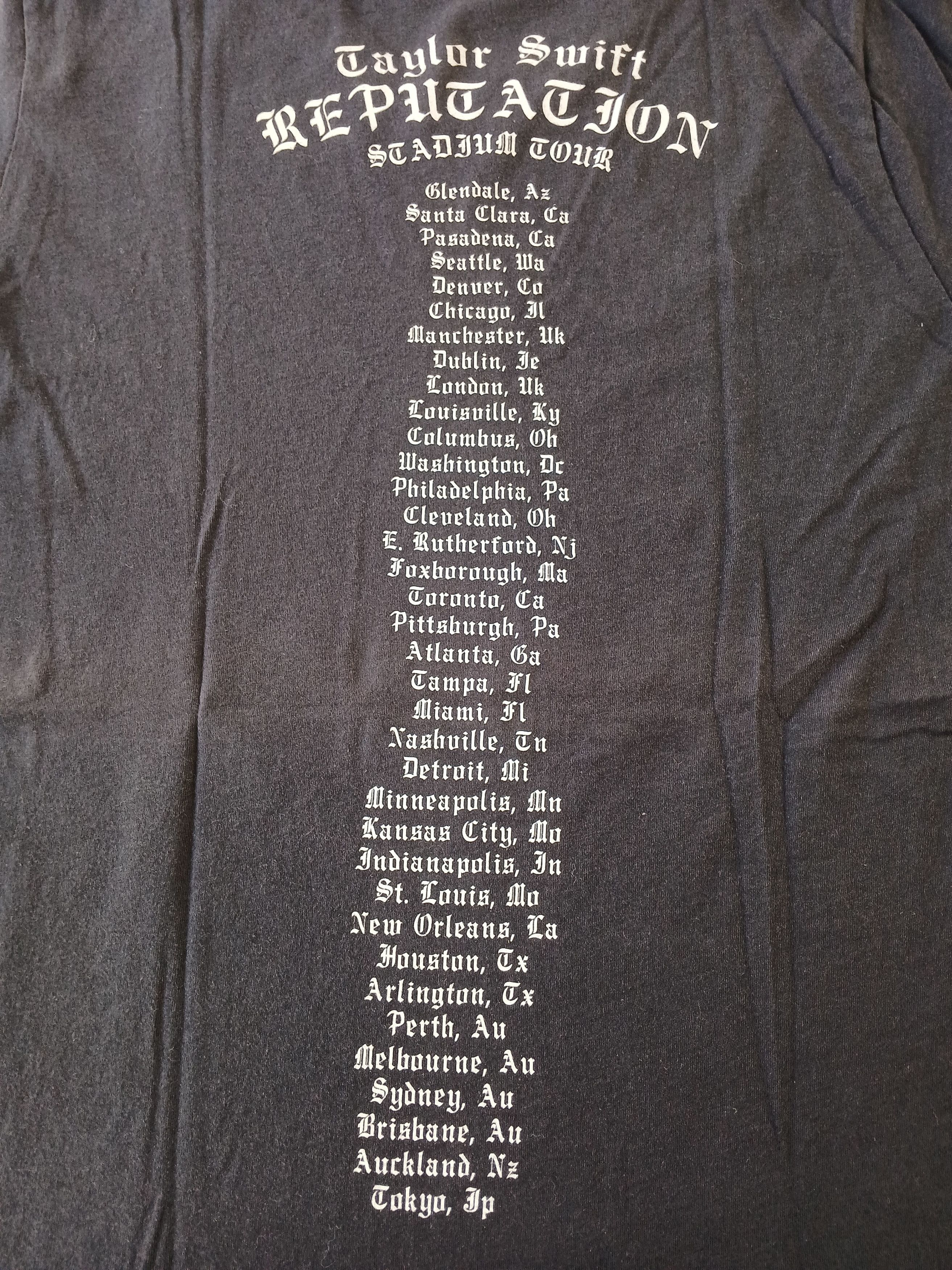 Band Tees × Taylor Gang Taylor Swift Reputation Tour Tee Shirt Size US M / EU 48-50 / 2 - 4 Thumbnail