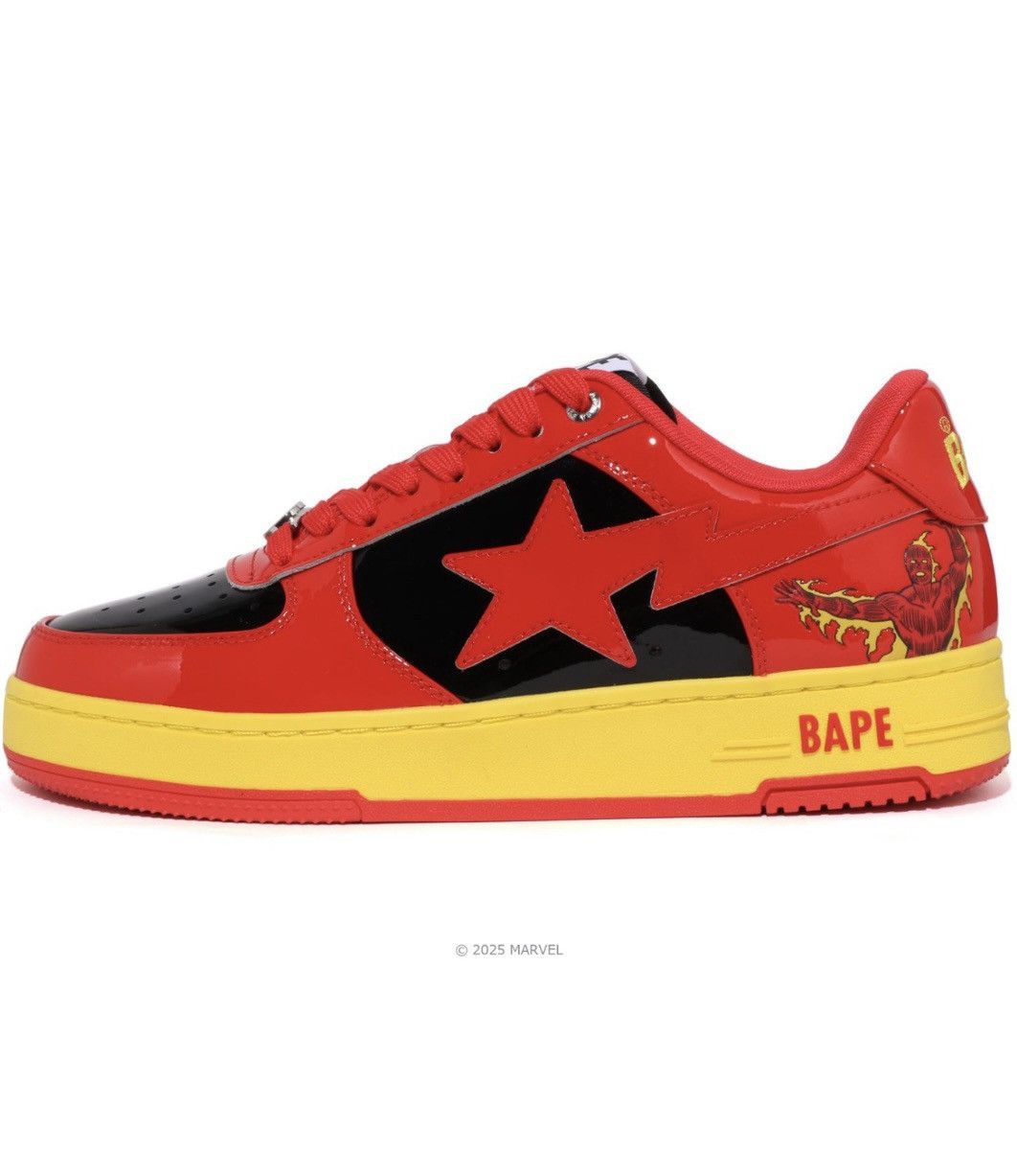 Bape Authentic ape bape bape sta x marvel F4 the human torch new Size US 9 / EU 42 - 5 Thumbnail