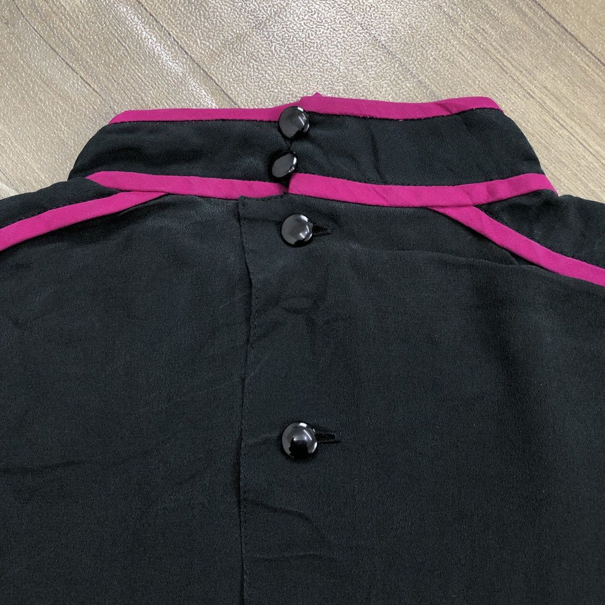 Balenciaga × Vintage Vintage Balenciaga Paris Kimono Style Back Button Up Luxury Size M / US 6-8 / IT 42-44 - 11 Thumbnail
