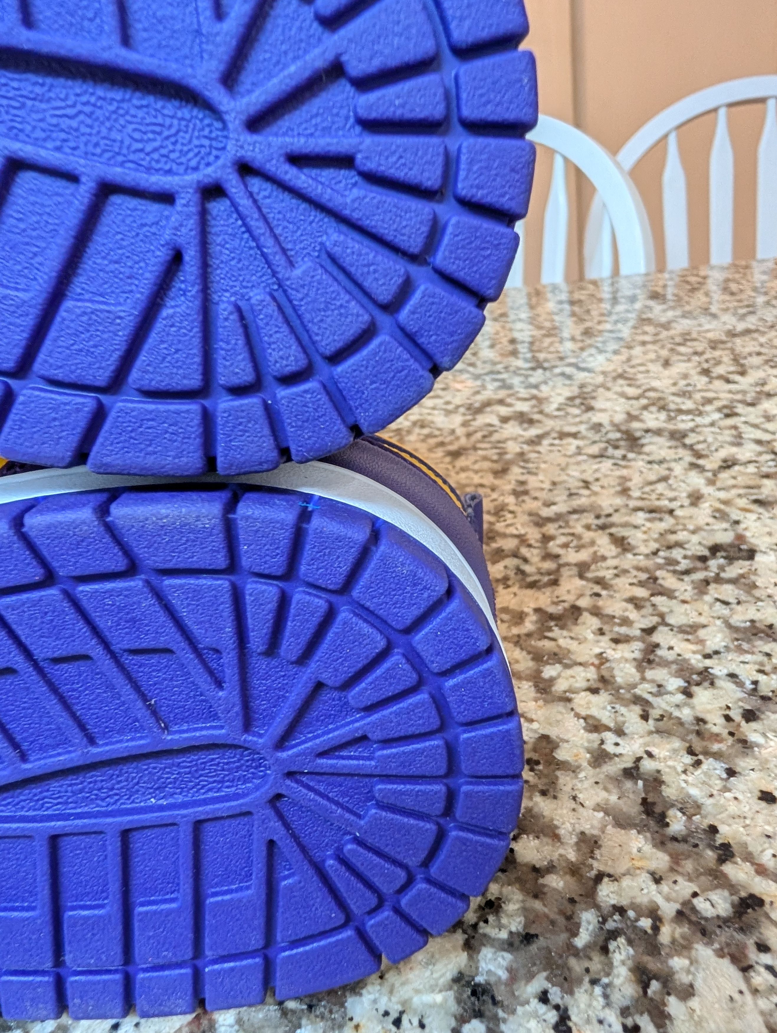 Nike Nike Dunk High Retro " Lakers " Size US 13 / EU 46 - 14 Thumbnail