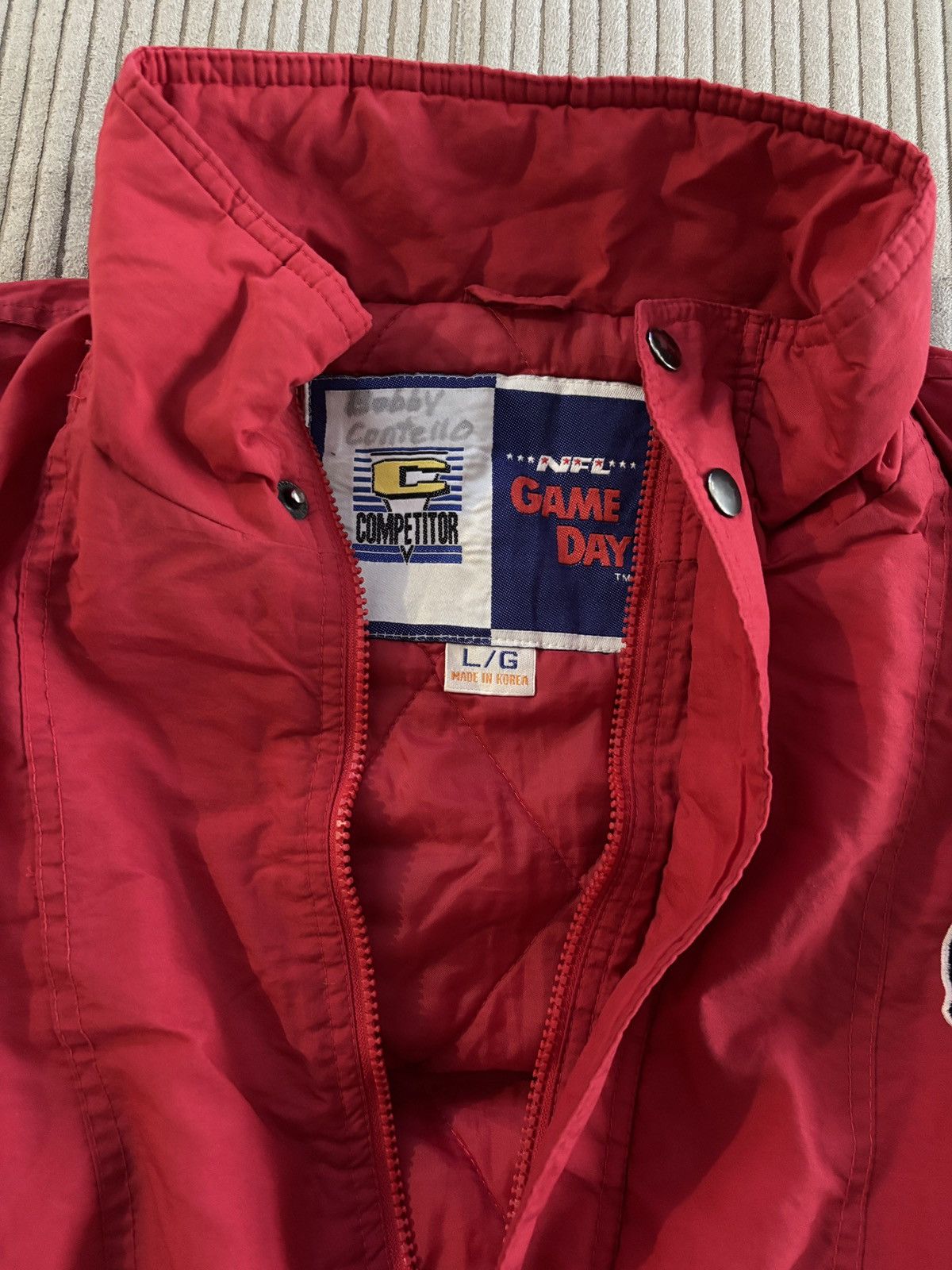 NFL Vintage NFL Kansas City Chiefs Puffer Jacket L Size US L / EU 52-54 / 3 - 3 Thumbnail